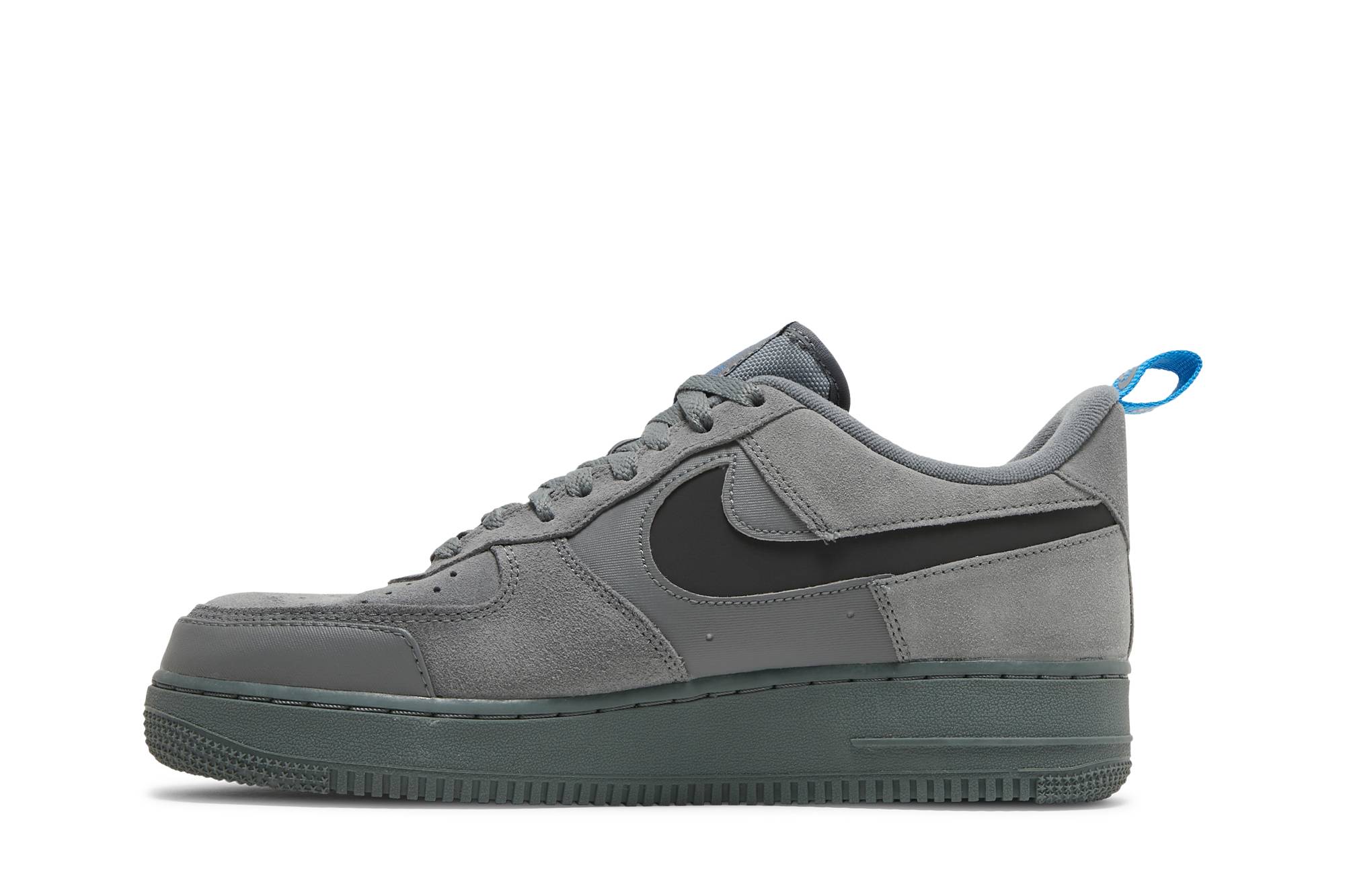 Nike Air Force 1 Low Cut Out Swoosh – Grey DO6709-002 Nicesnk