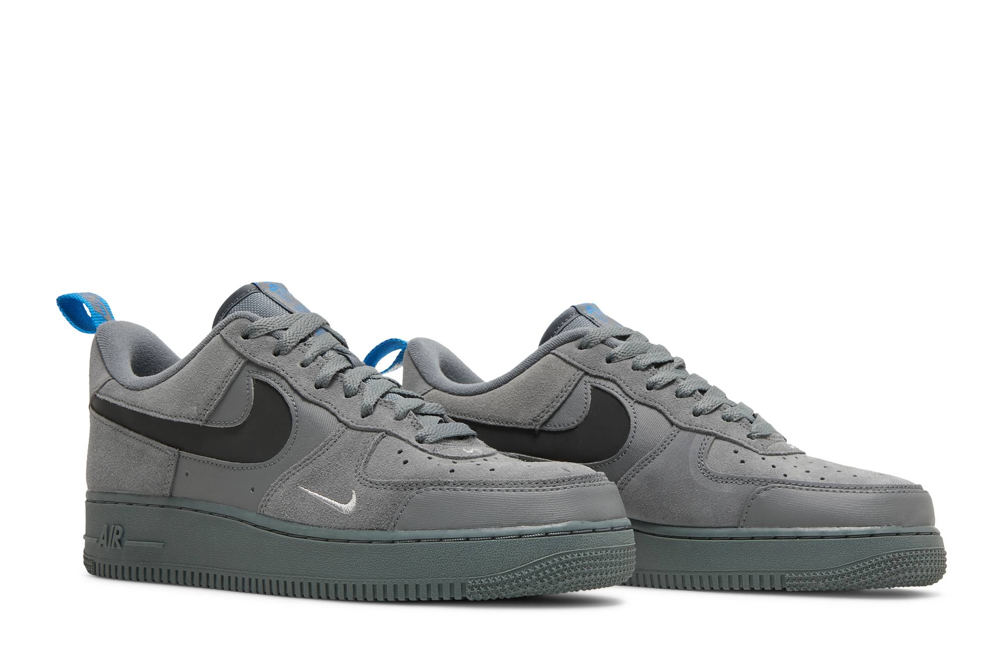 Nike Air Force 1 Low Cut Out Swoosh – Grey DO6709-002 Nicesnk