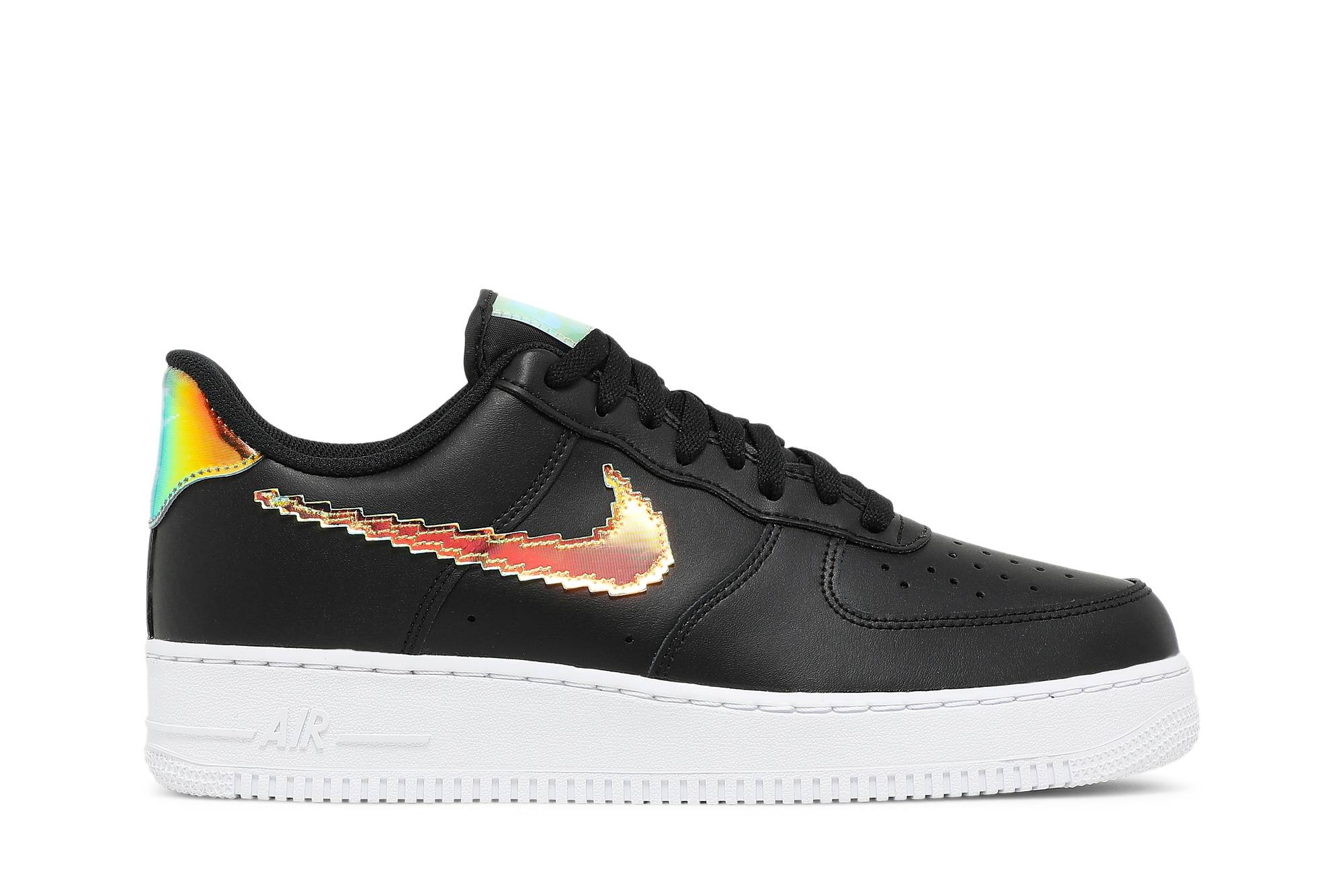 Nike Air Force 1 Low Iridescent Pixel – Black CV1699-002 Nicesnk