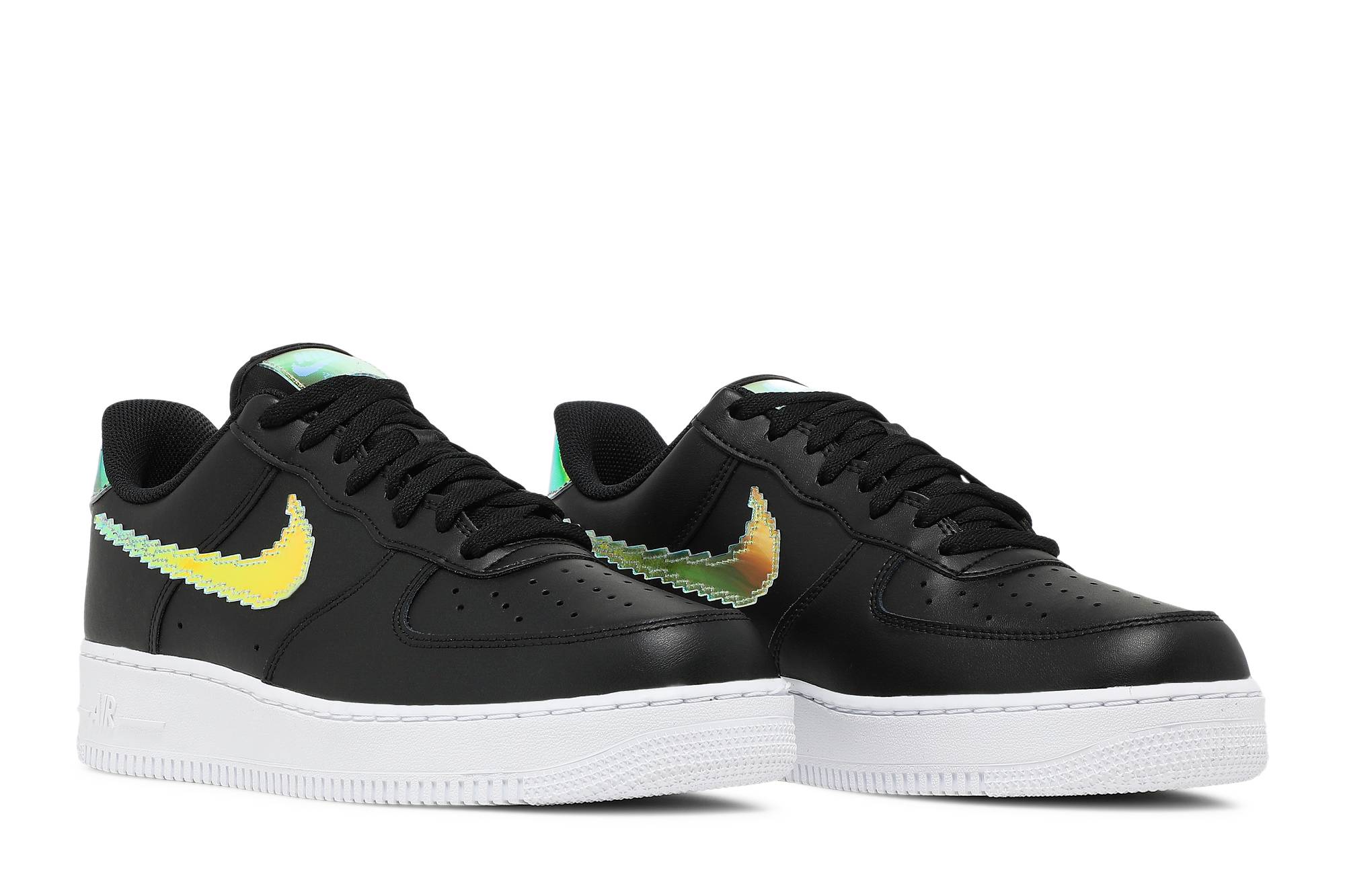 Nike Air Force 1 Low Iridescent Pixel – Black CV1699-002 Nicesnk
