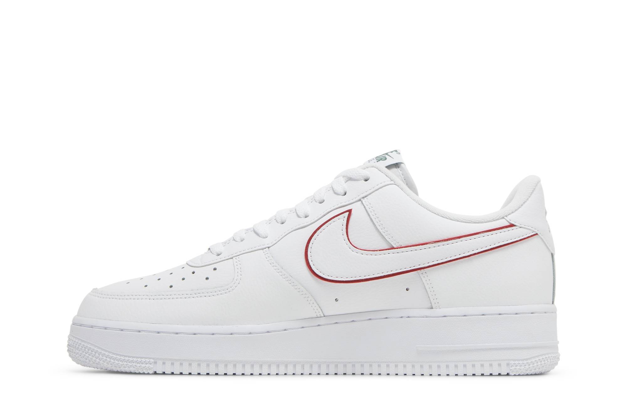 Nike Air Force 1 Low ‘Just Do It White Noble Green Metallic Silver University Red’ DQ0791-100
