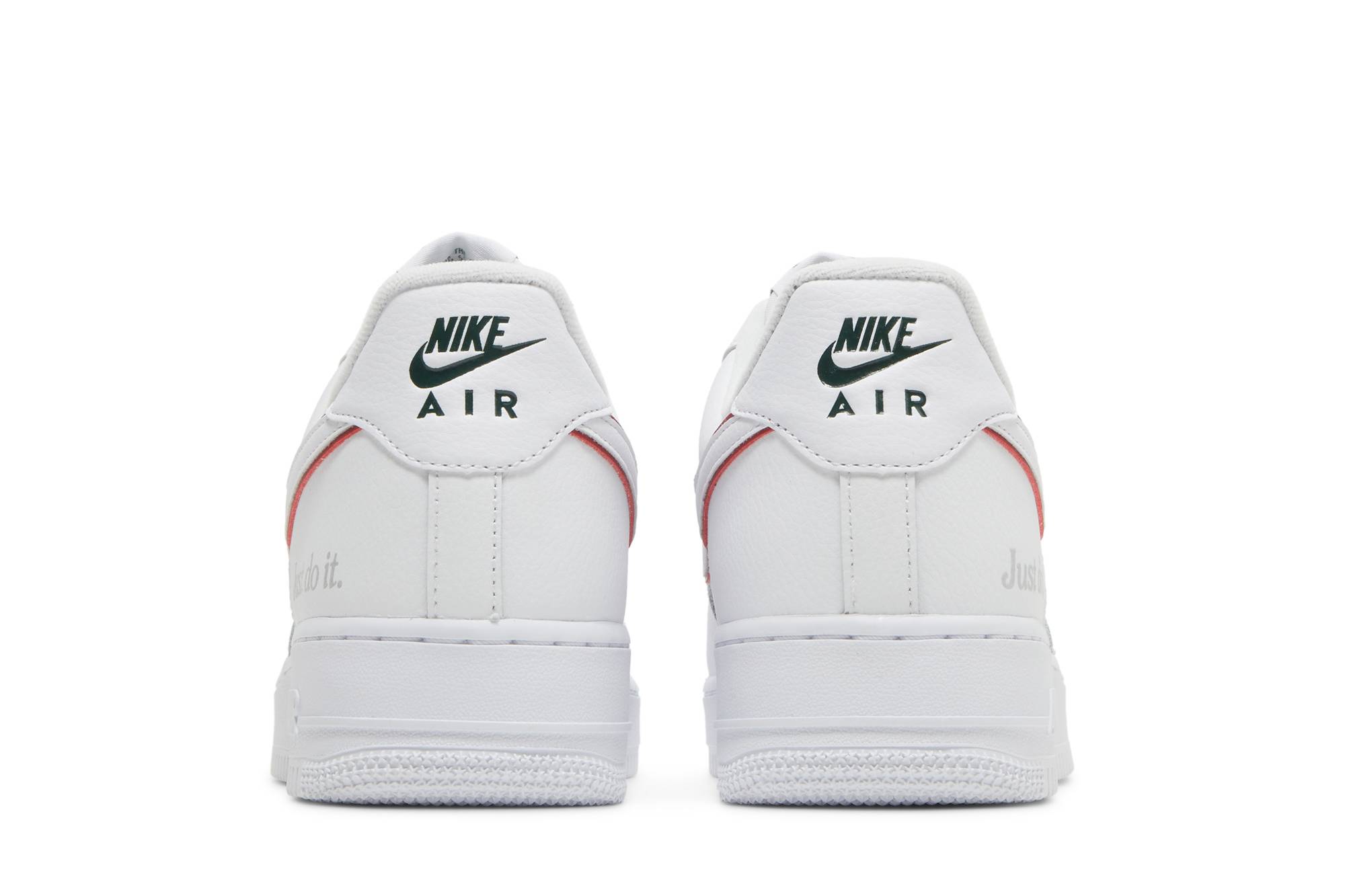 Nike Air Force 1 Low ‘Just Do It White Noble Green Metallic Silver University Red’ DQ0791-100