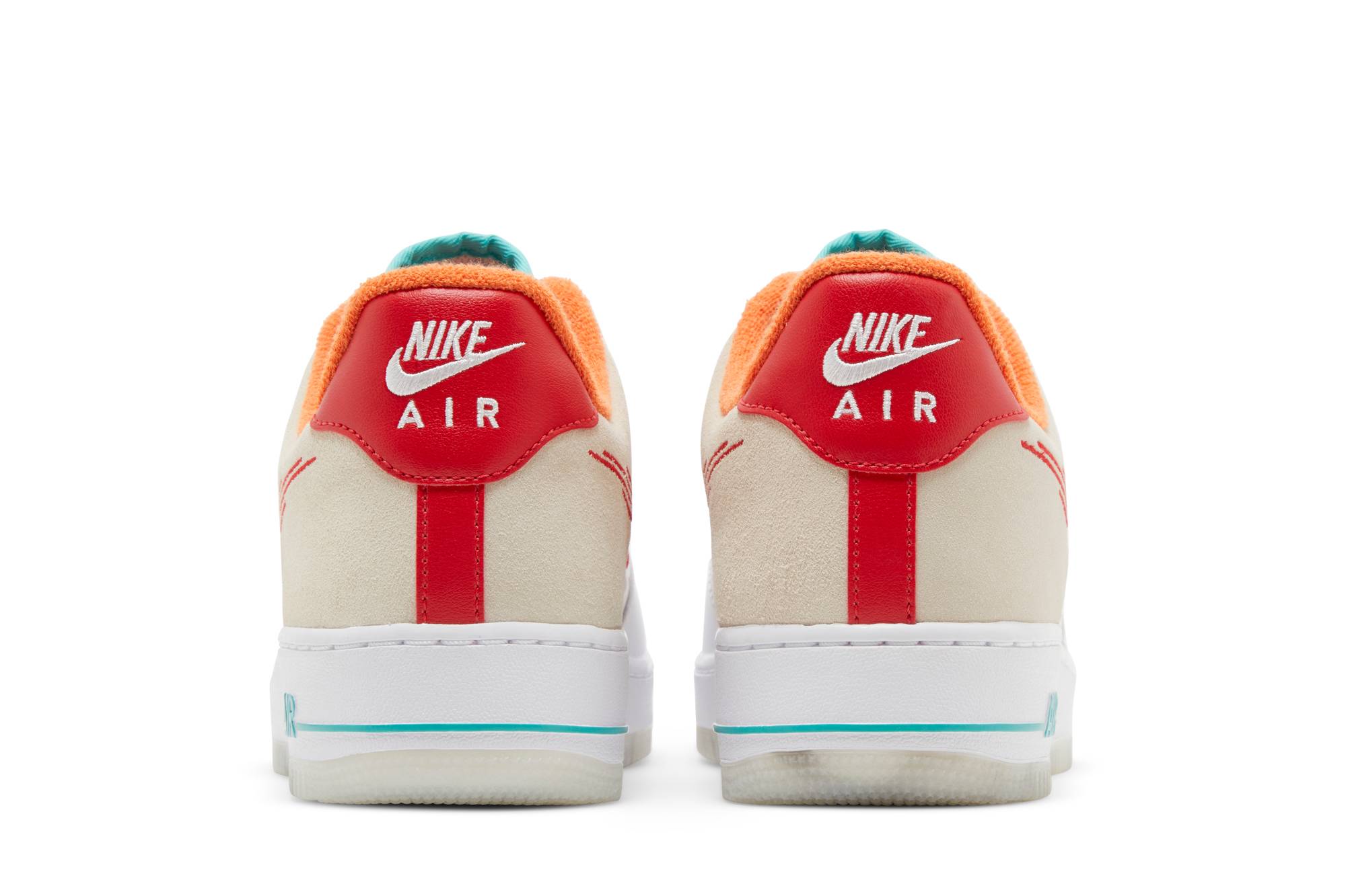 Nike Air Force 1 Low ‘Just Do It White Red Teal’ FD4205-161