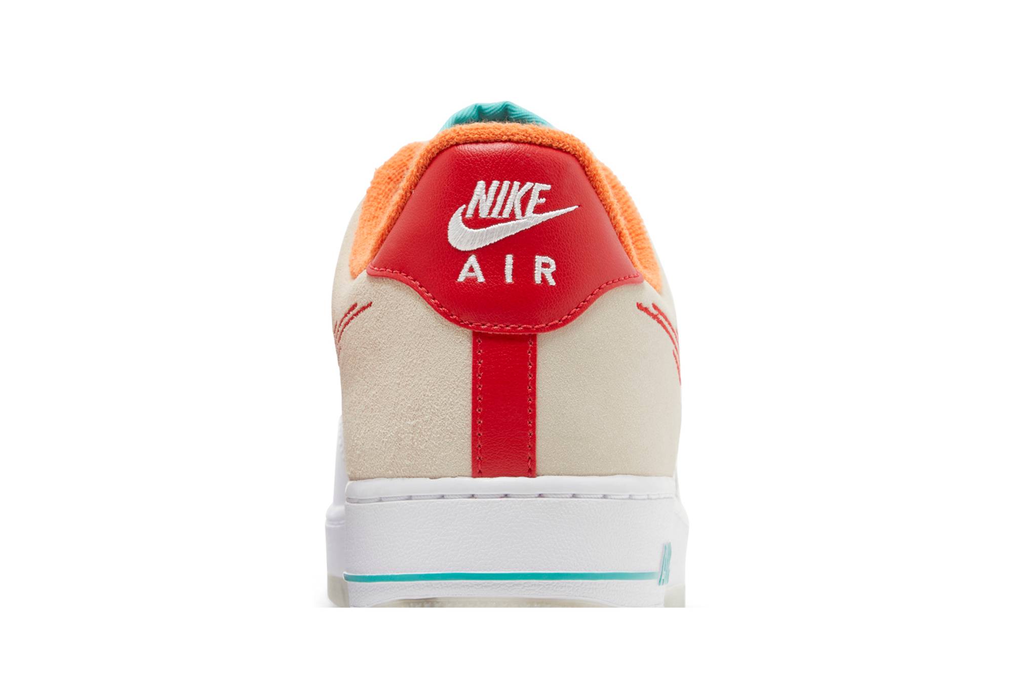 Nike Air Force 1 Low ‘Just Do It White Red Teal’ FD4205-161