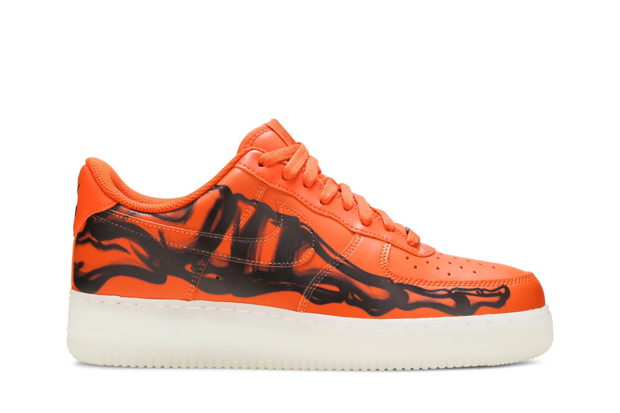 Nike Air Force 1 Low Orange Skeleton CU8067-800 Nicesnk