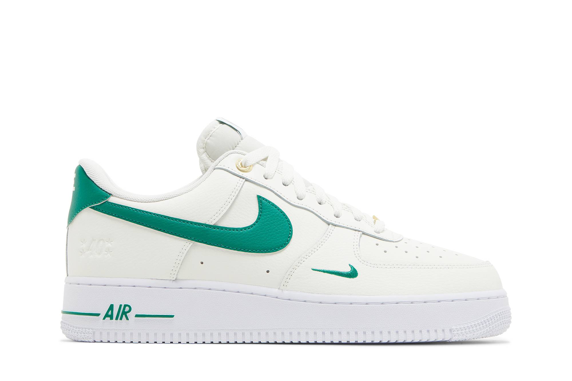 Nike Air Force 1 Low Sail/Malachite-White-Metallic Gold DQ7658-101 Nicesnk