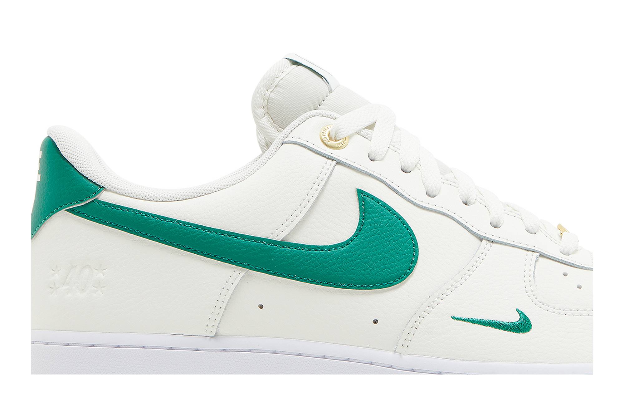 Nike Air Force 1 Low Sail/Malachite-White-Metallic Gold DQ7658-101 Nicesnk