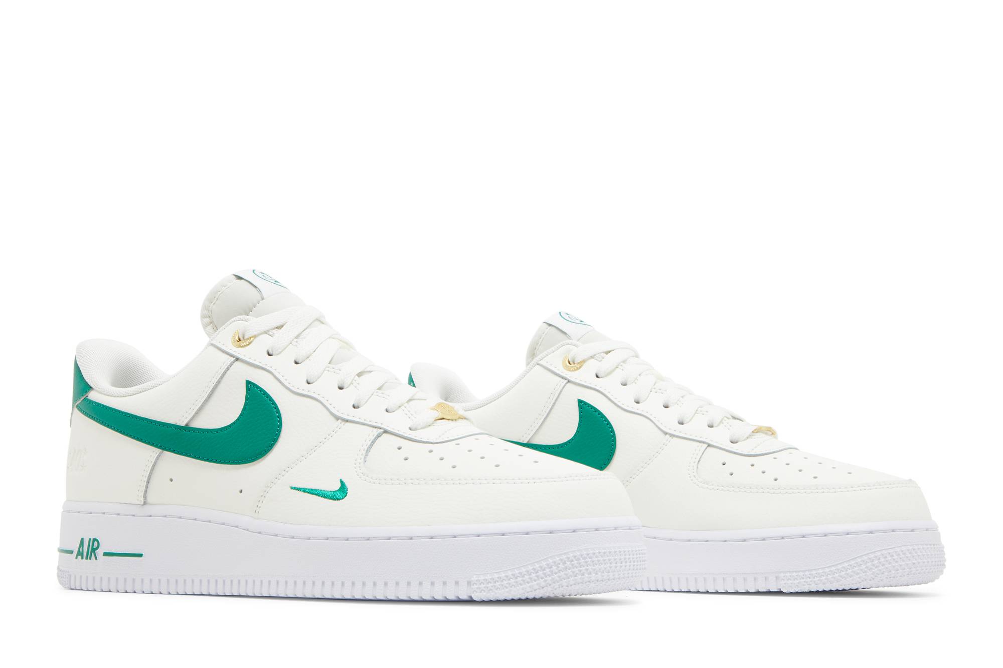 Nike Air Force 1 Low Sail/Malachite-White-Metallic Gold DQ7658-101 Nicesnk