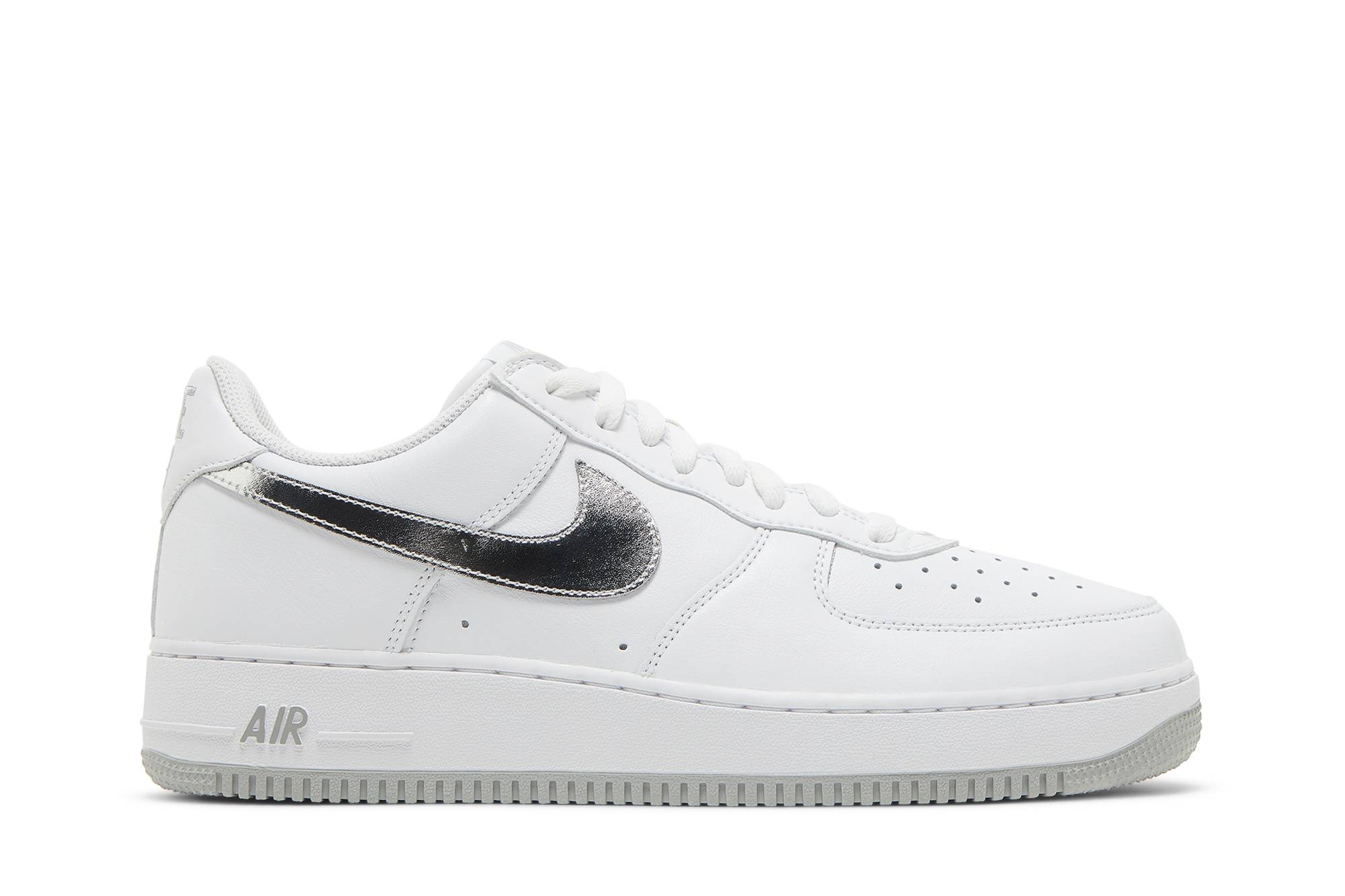 Nike Air Force 1 Low Silver Swoosh DZ6755-100 Nicesnk