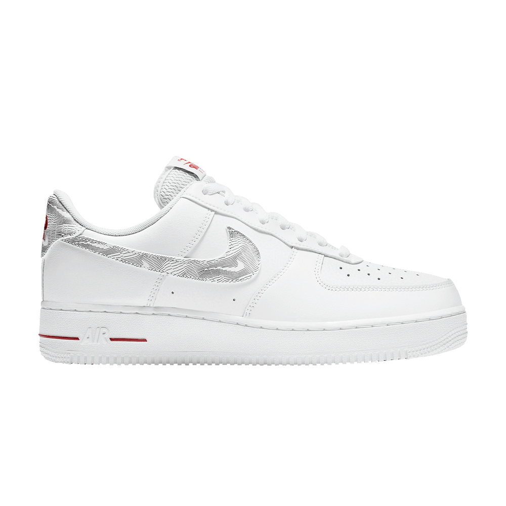 Nike Air Force 1 Low Topography Pack – White University Red DH3941-100 Nicesnk