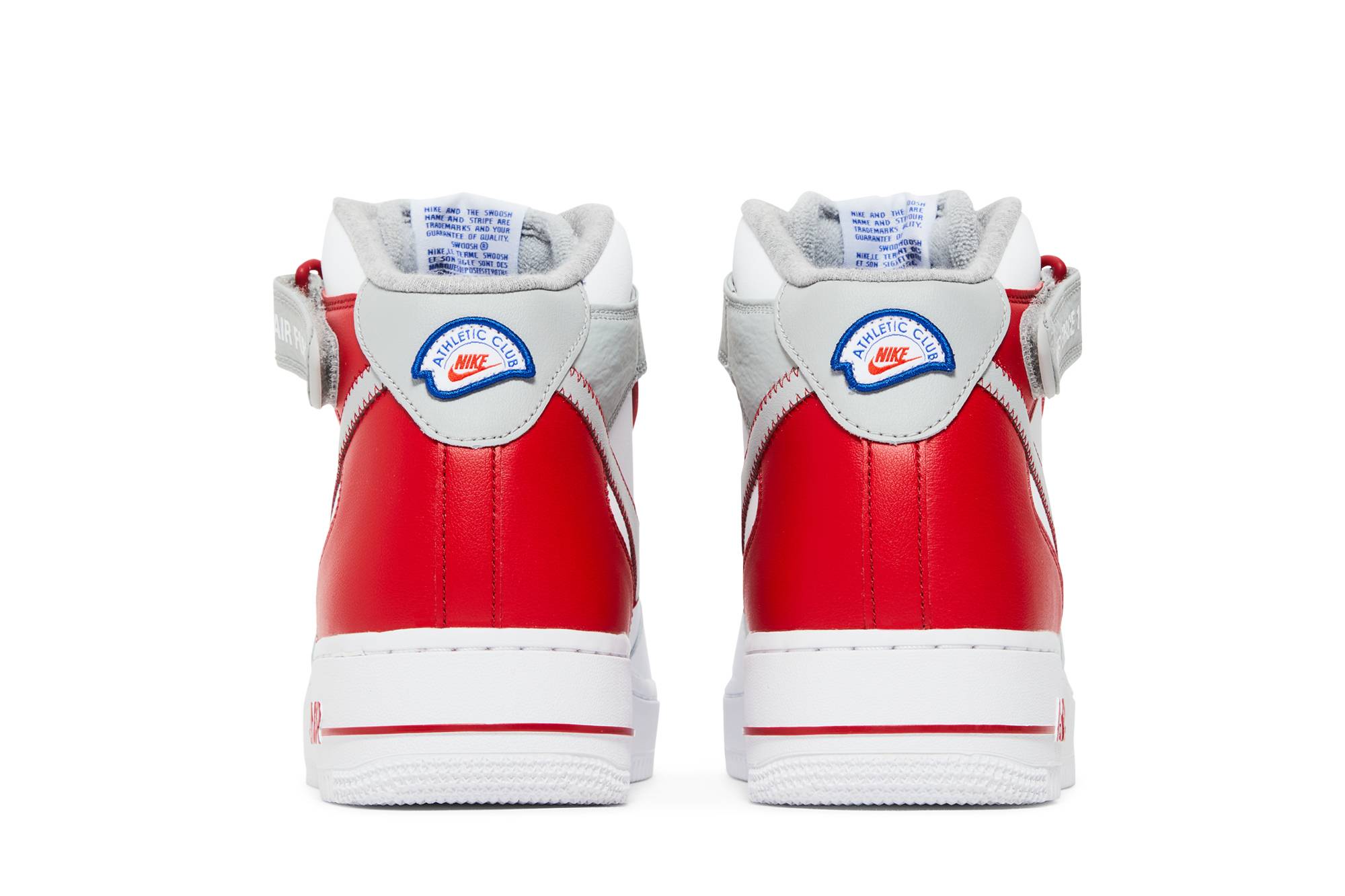 Nike Air Force 1 Mid Athletic Club White Red DH7451-100 Nicesnk