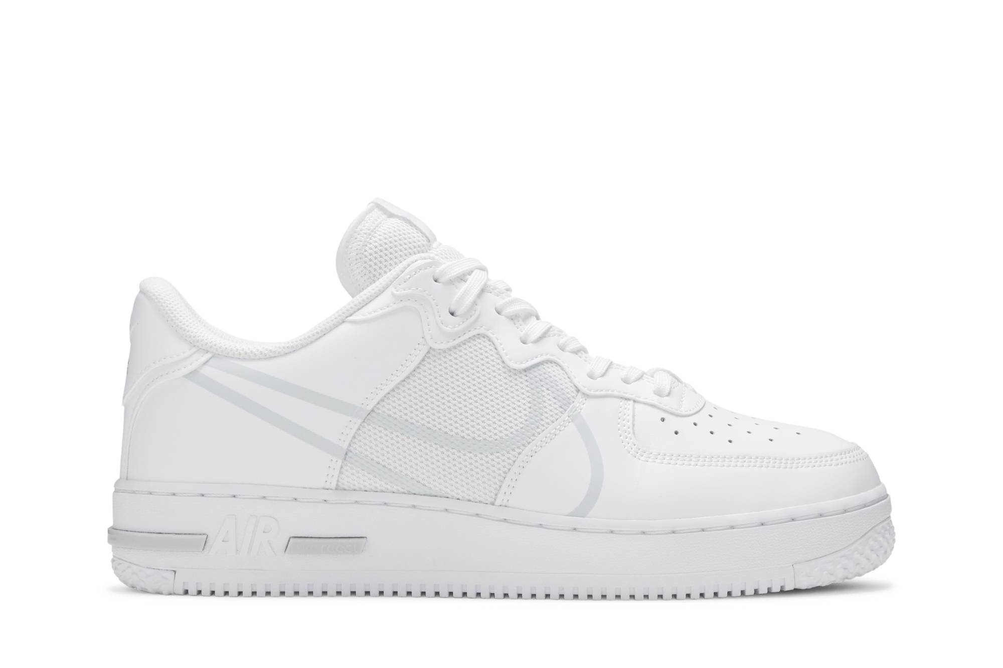 Nike Air Force 1 React White CT1020-101 Nicesnk