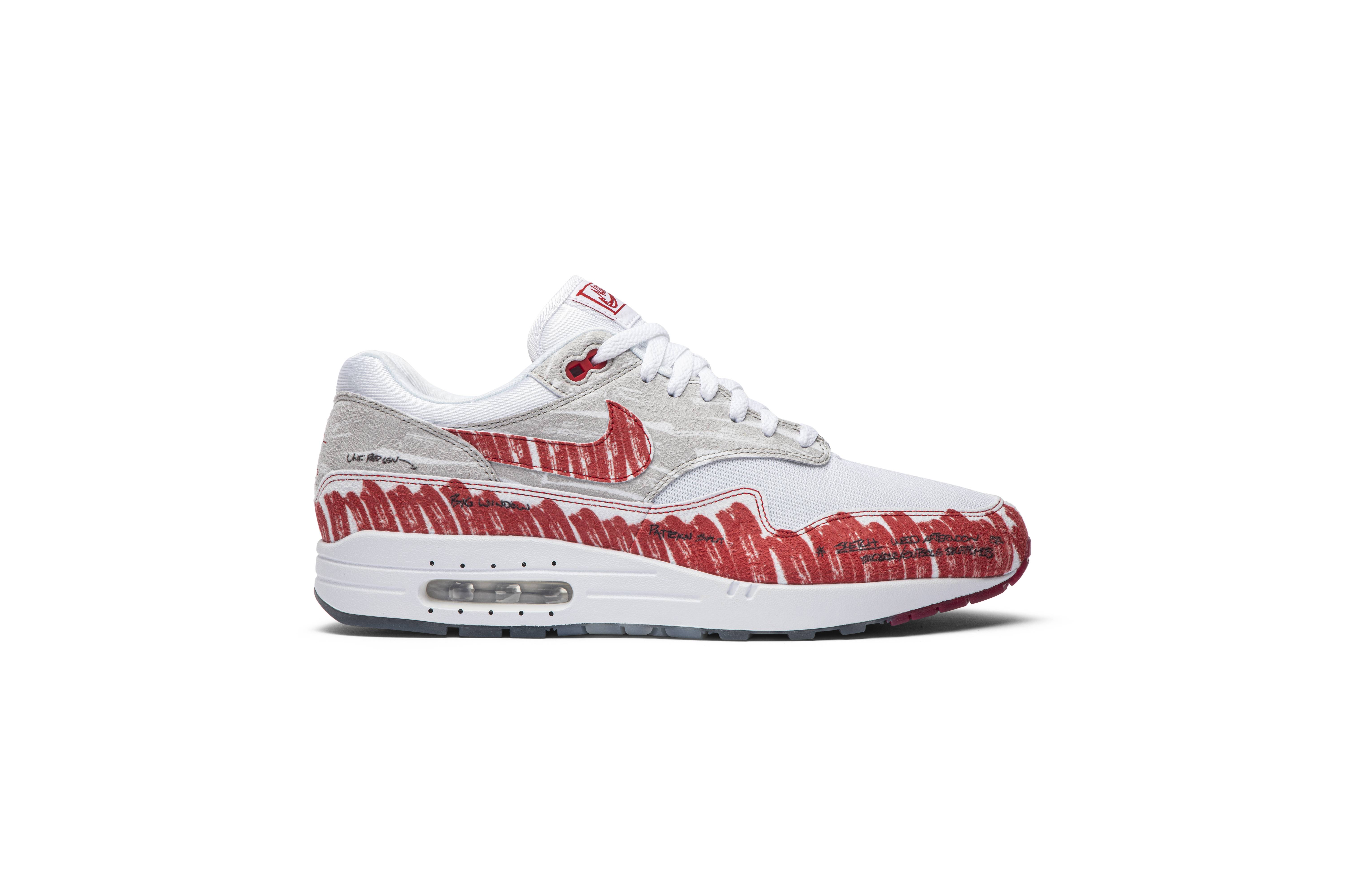 Nike Air Max 1 ‘Sketch To Shelf – University Red’ CJ4286-101