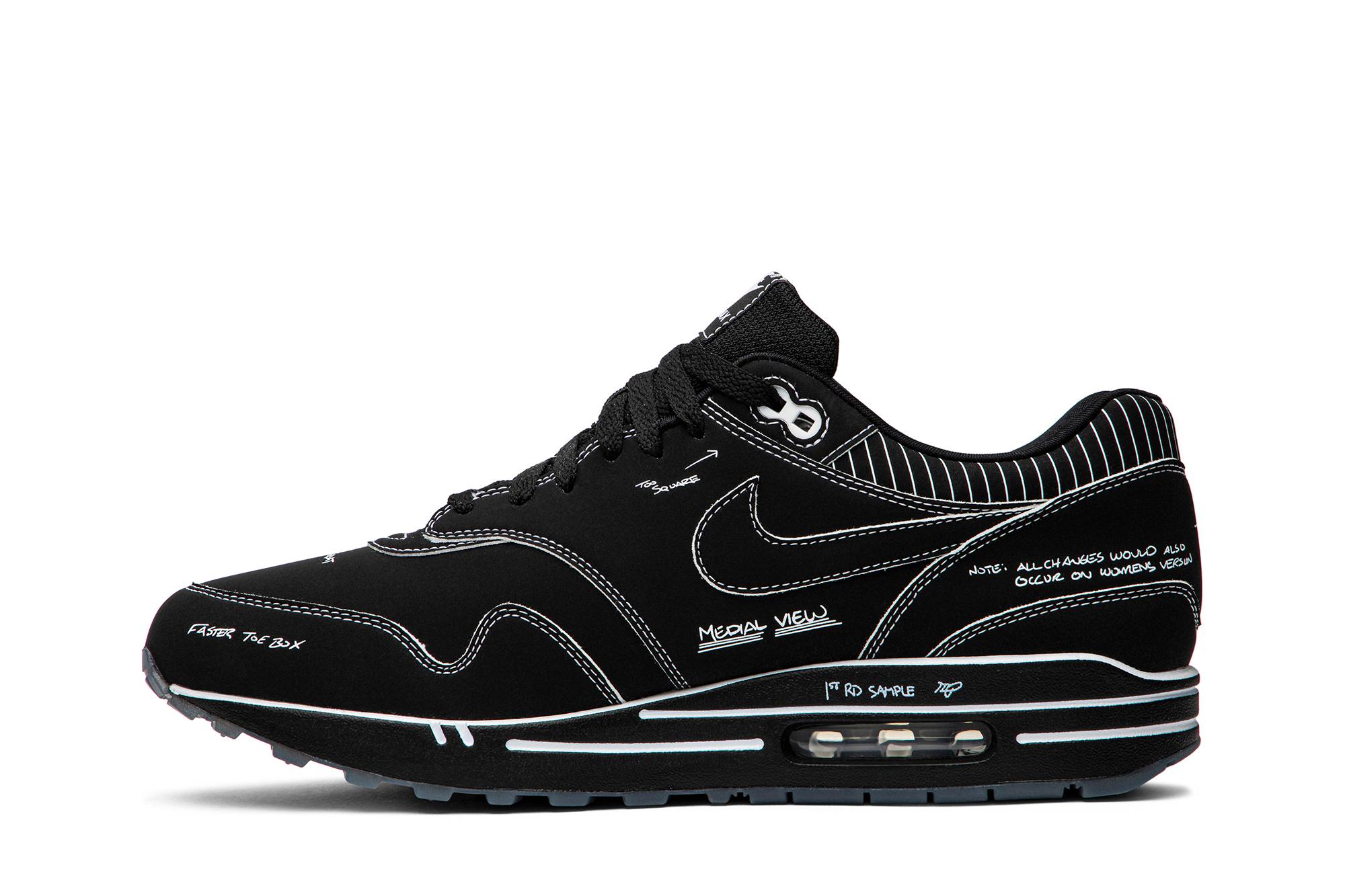 Nike Air Max 1 ‘Tinker Sketch to Shelf – Black Schematic’ CJ4286-001