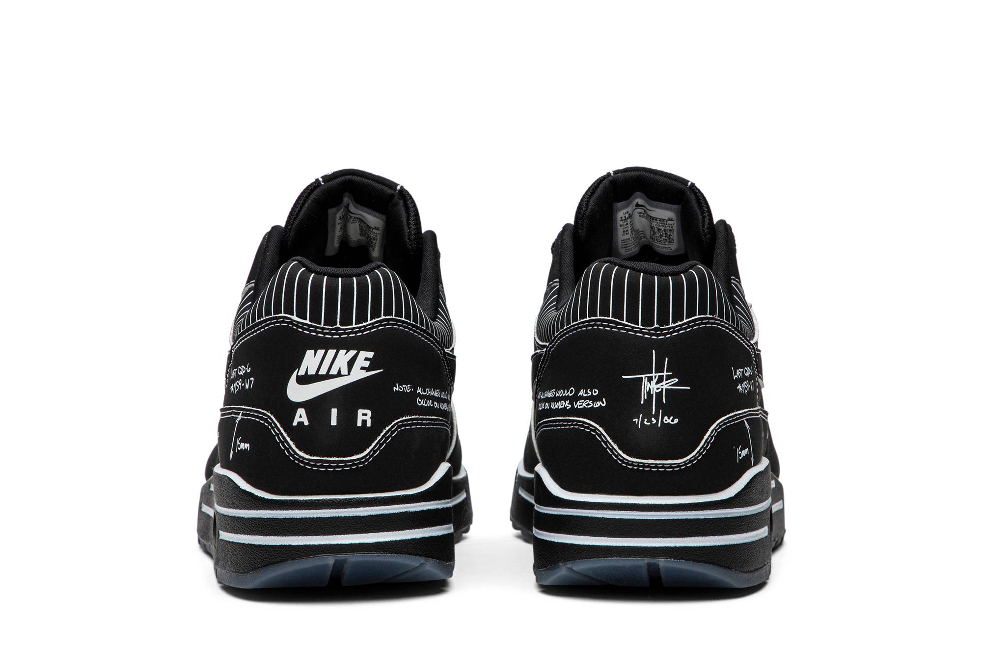 Nike Air Max 1 ‘Tinker Sketch to Shelf – Black Schematic’ CJ4286-001