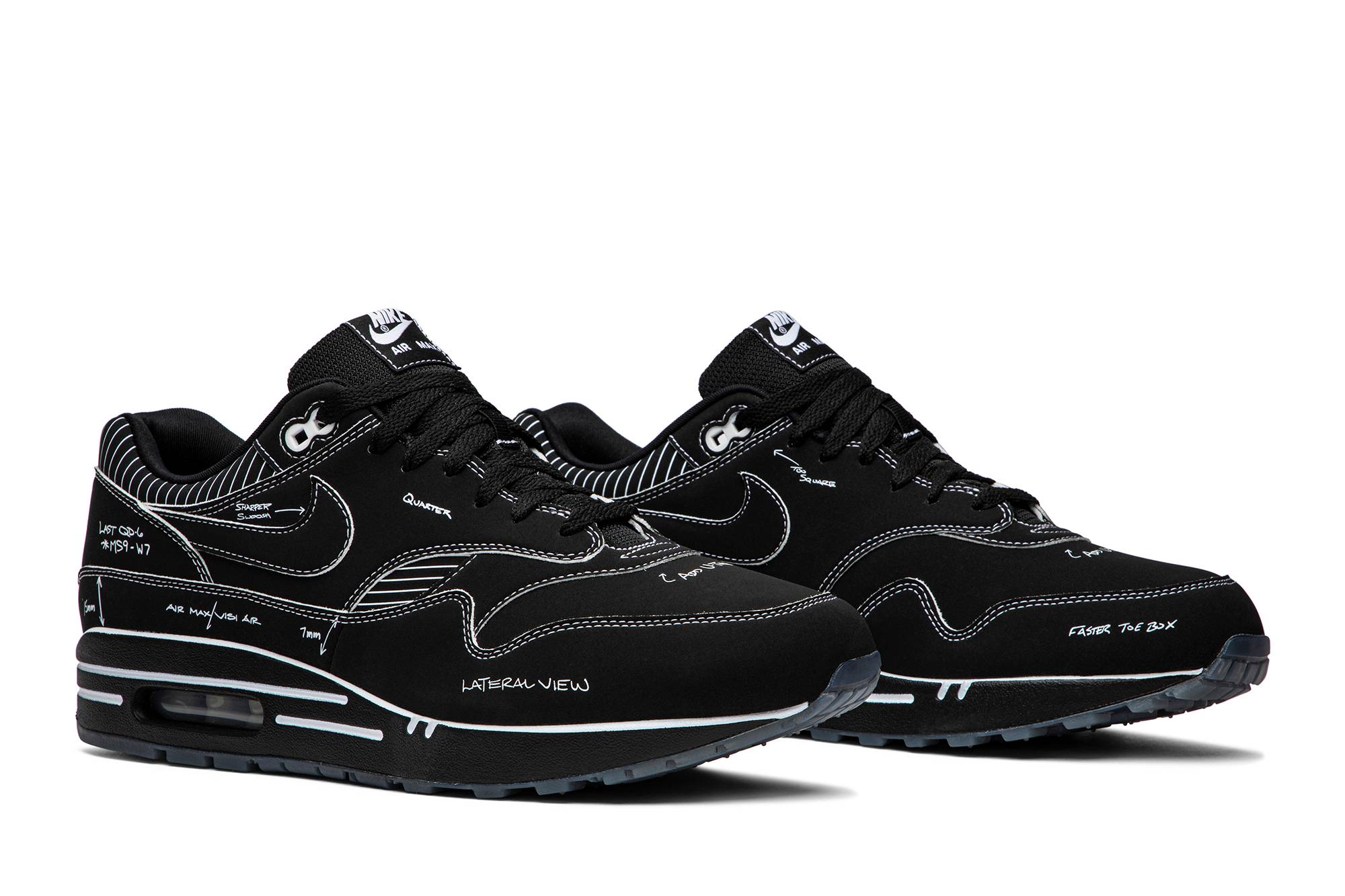Nike Air Max 1 ‘Tinker Sketch to Shelf – Black Schematic’ CJ4286-001