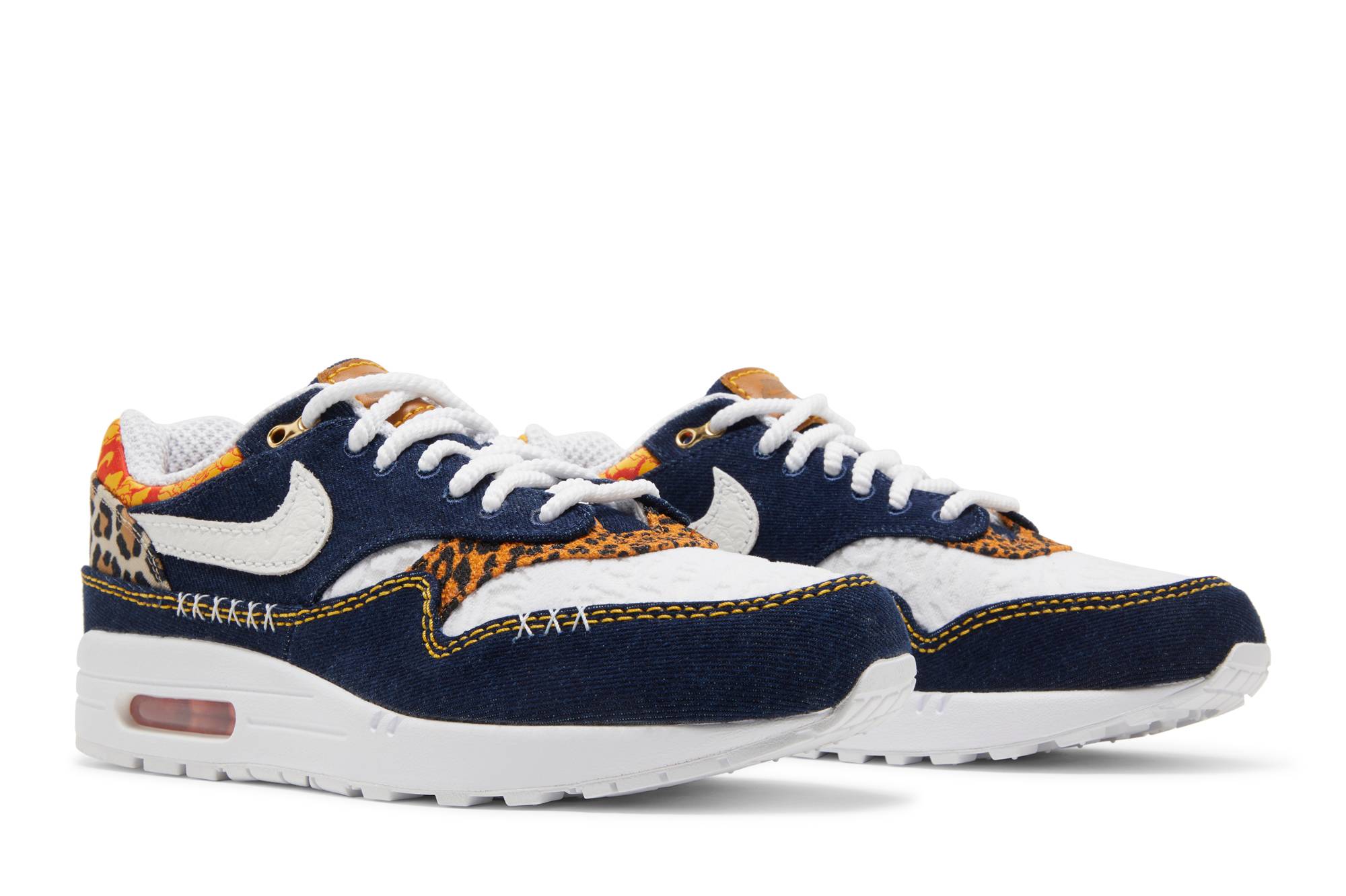 Nike Air Max 1 Premium Denim Leopard FJ4452-432 Nicesnk