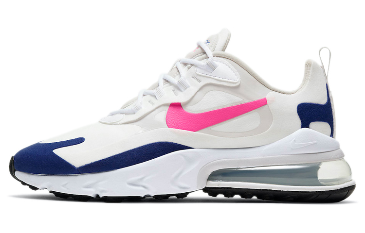Nike Air Max 270 React White Pink Blue CU7833-101 Nicesnk