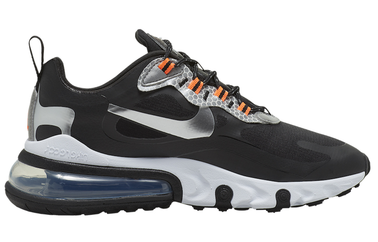 Nike Air Max 270 React Black Silver CT1834-001 Nicesnk