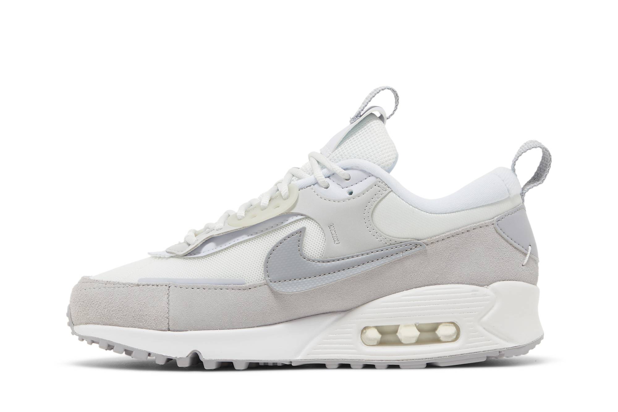 (Women) Nike Air Max 90 Futura Summit White Pure Platinum DM9922-103 Nicesnk