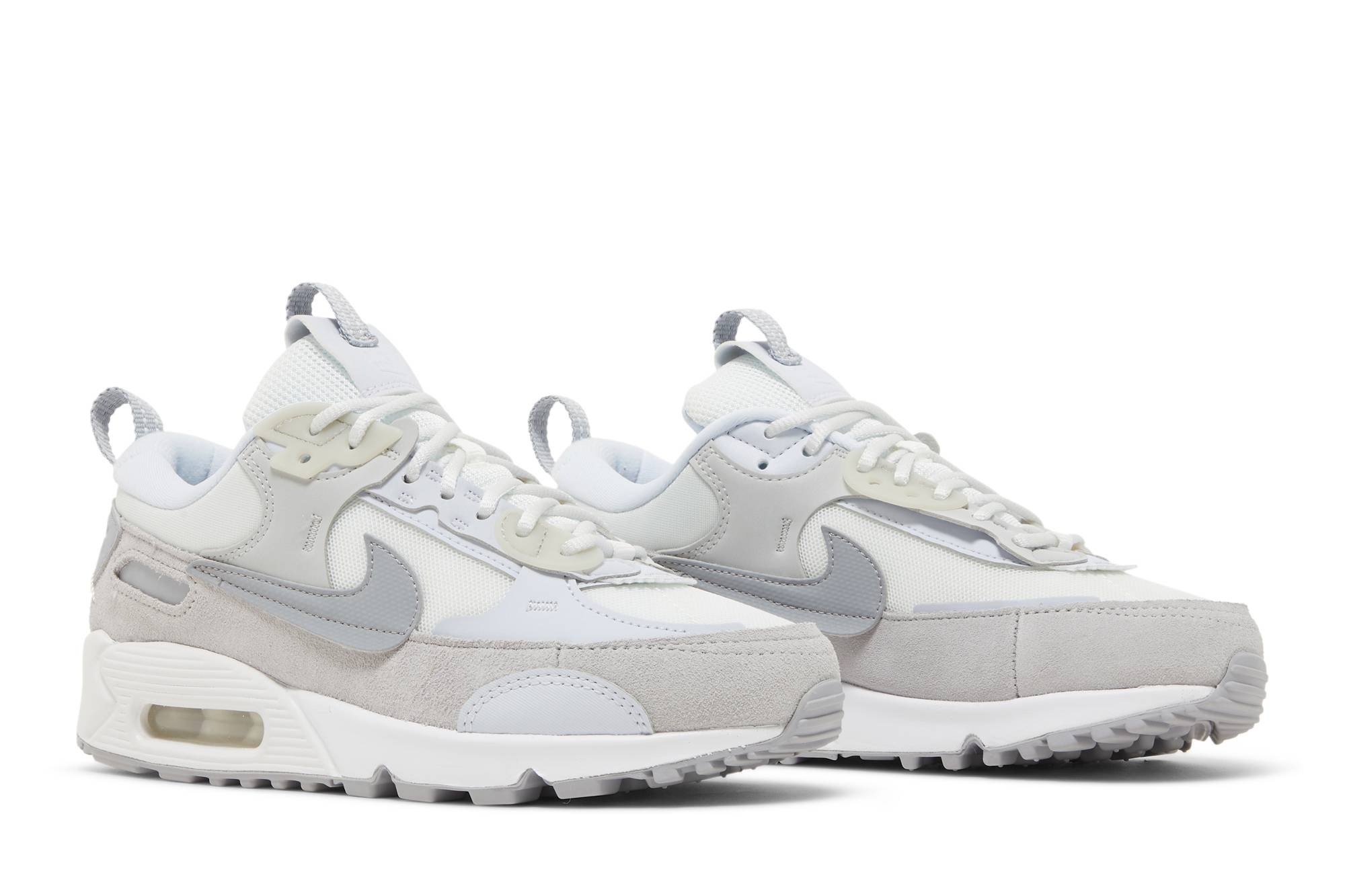 (Women) Nike Air Max 90 Futura Summit White Pure Platinum DM9922-103 Nicesnk