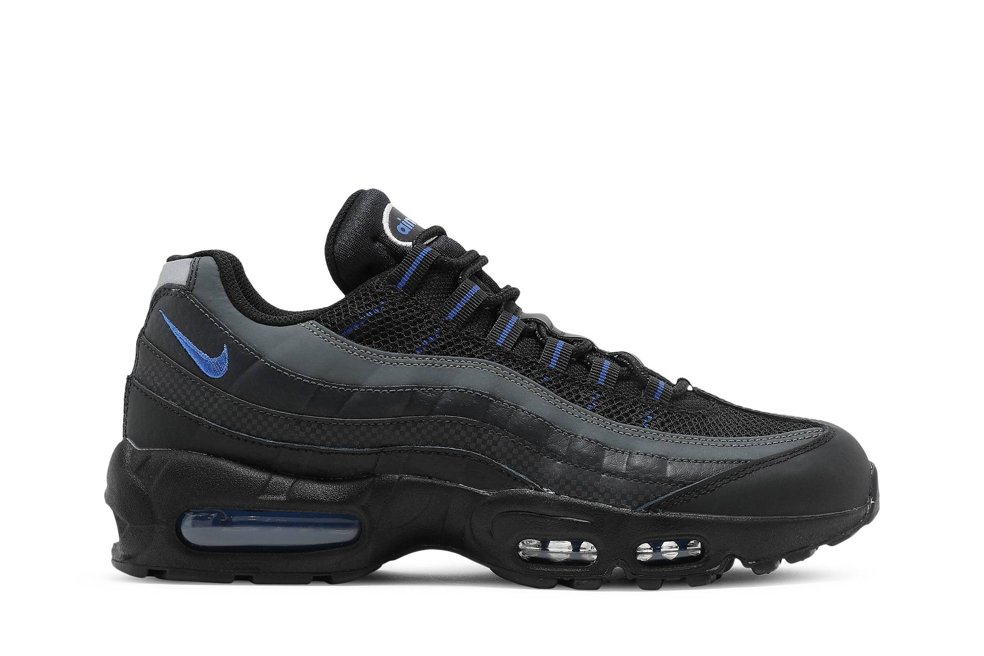 Nike Air Max 95 Essential Black Game Royal DM9104-001 Nicesnk