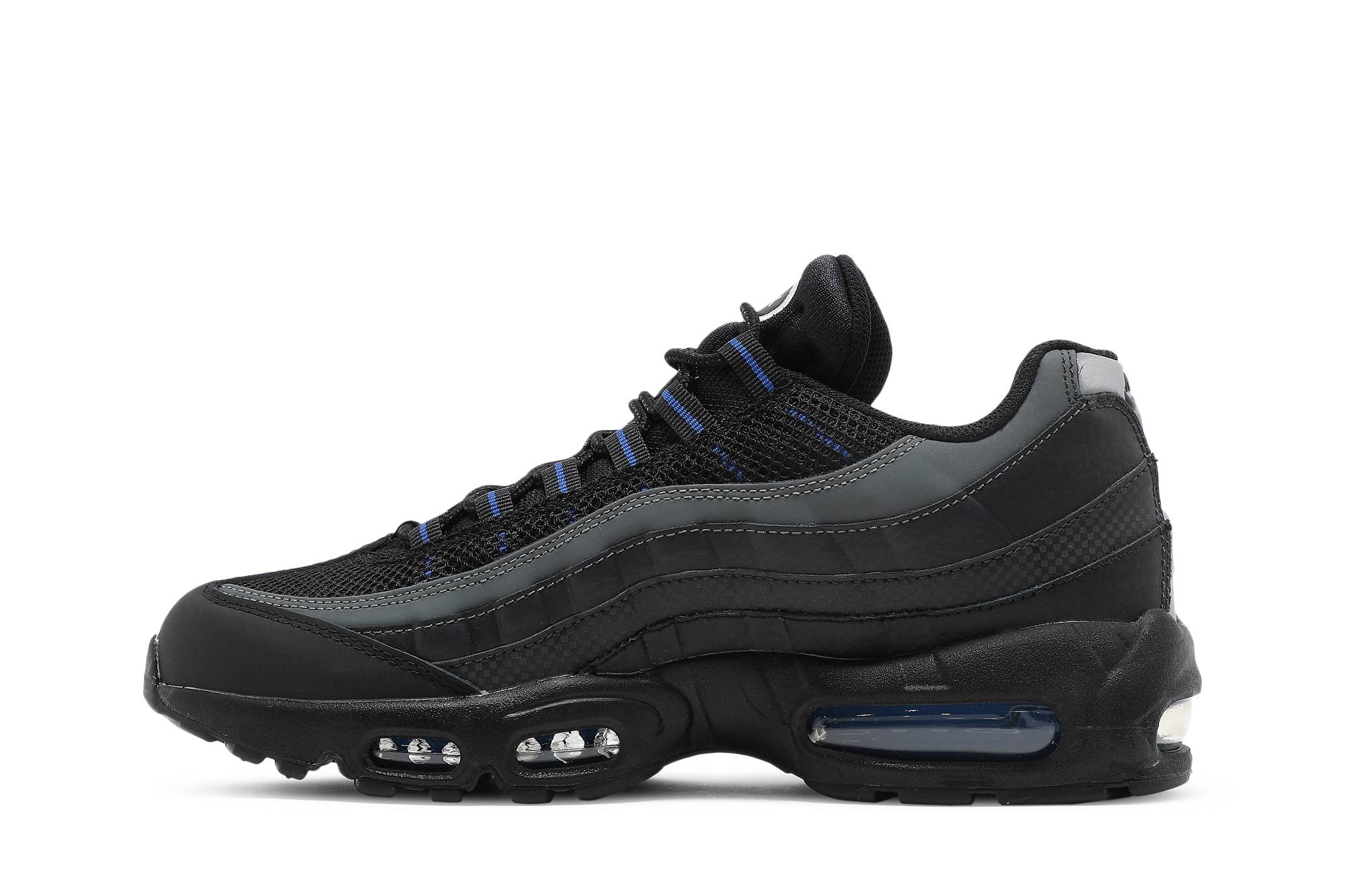 Nike Air Max 95 Essential Black Game Royal DM9104-001 Nicesnk