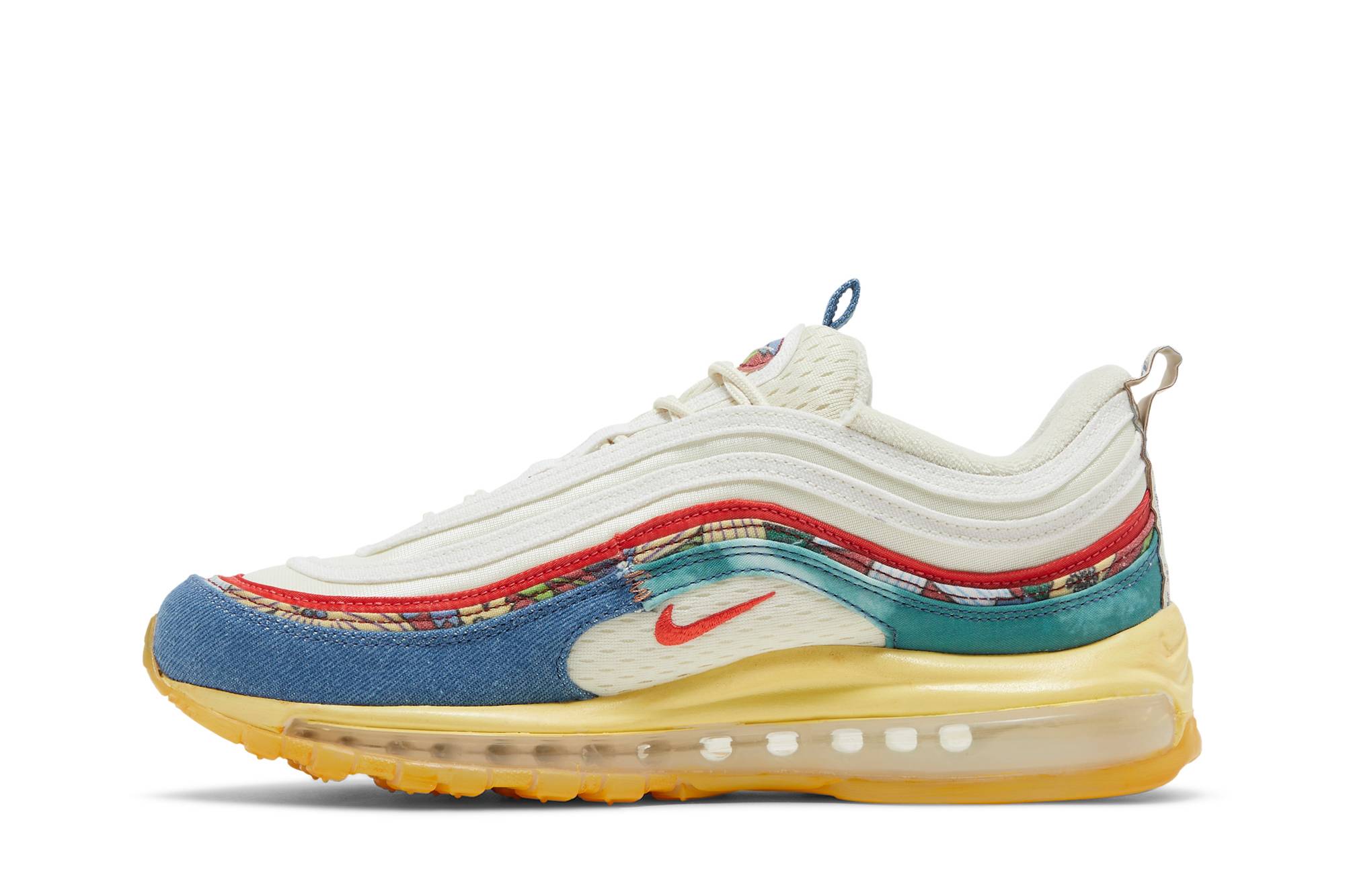 Nike Air Max 97 Coconut Milk Fossil Denim Red DV1486-162 Nicesnk