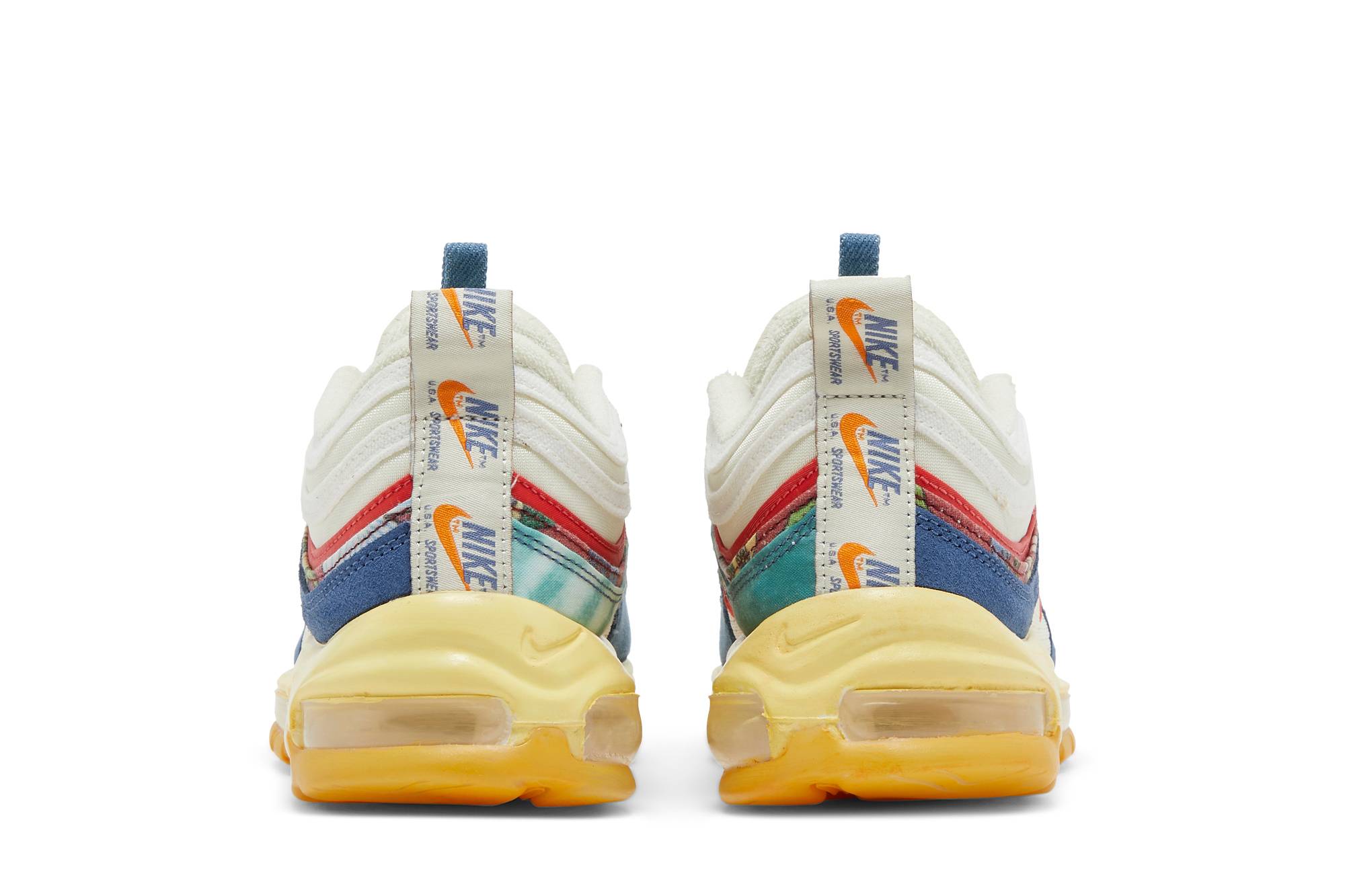 Nike Air Max 97 Coconut Milk Fossil Denim Red DV1486-162 Nicesnk