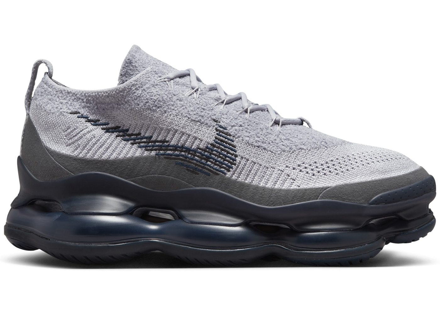 Nike Air Max Scorpion Flyknit Pewter Midnight Navy DJ4701-006 Nicesnk