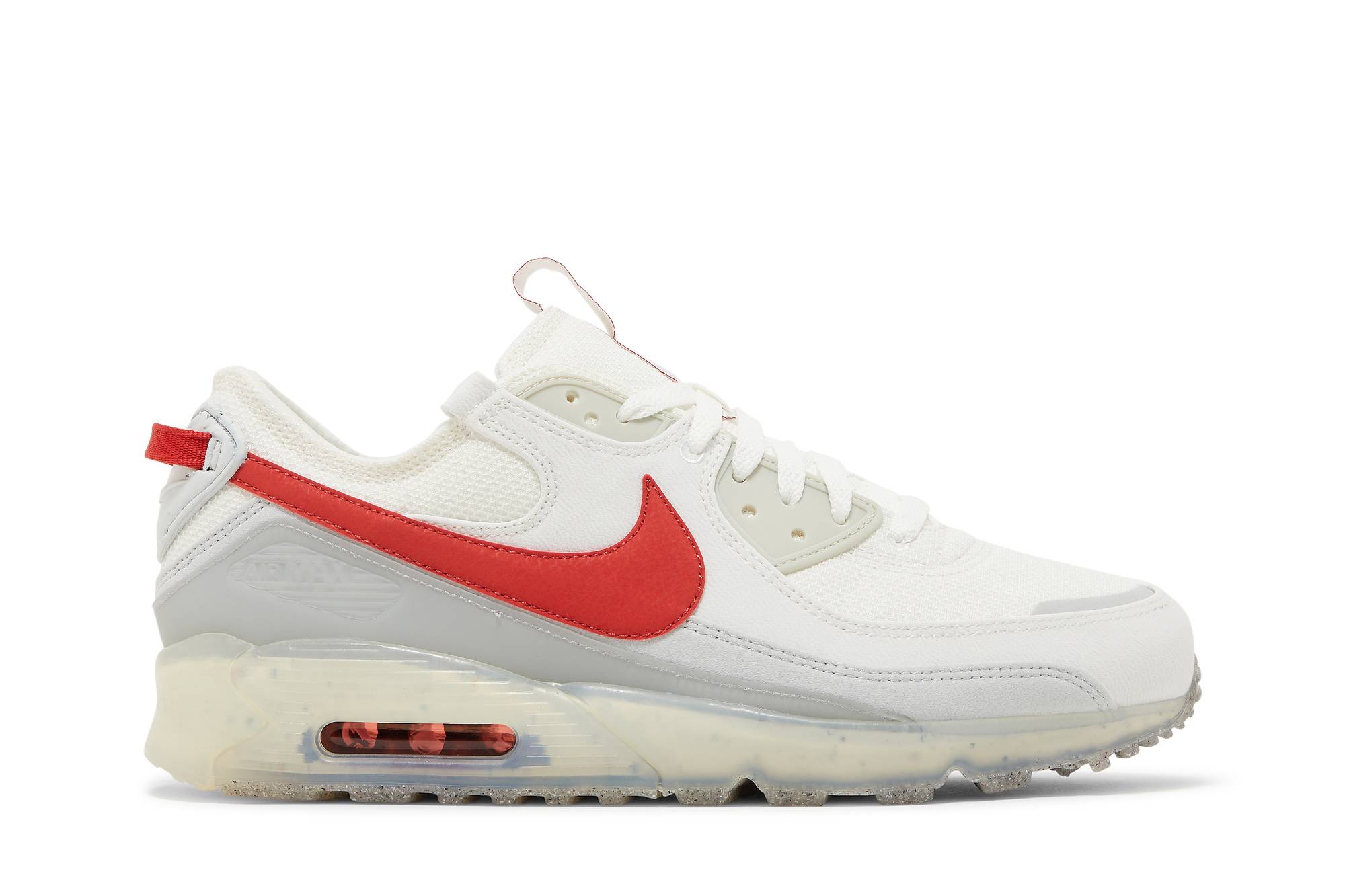 Nike Air Max Terrascape 90 White Red Clay DQ3987-100 Nicesnk