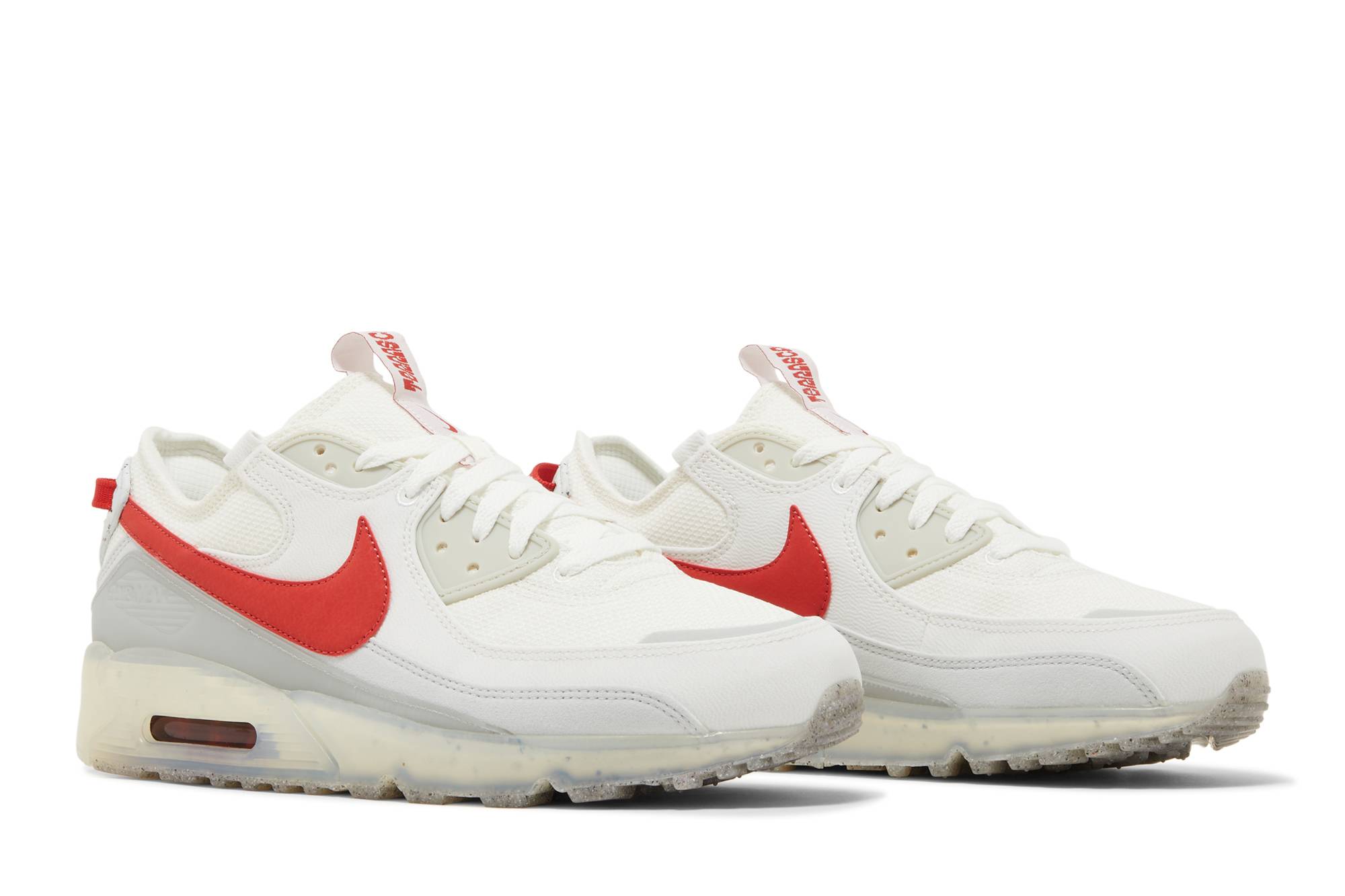 Nike Air Max Terrascape 90 White Red Clay DQ3987-100 Nicesnk