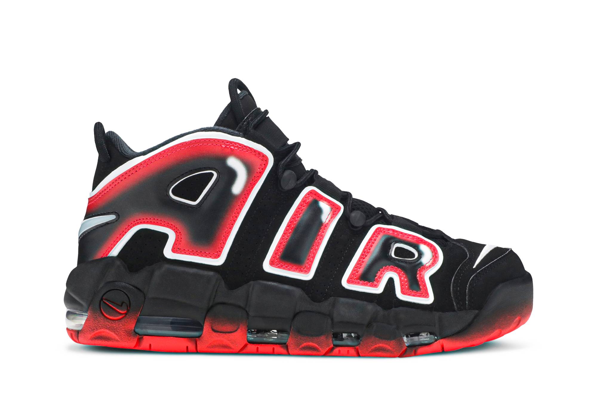 Nike Air More Uptempo 96 Laser Crimson CJ6129-001 Nicesnk
