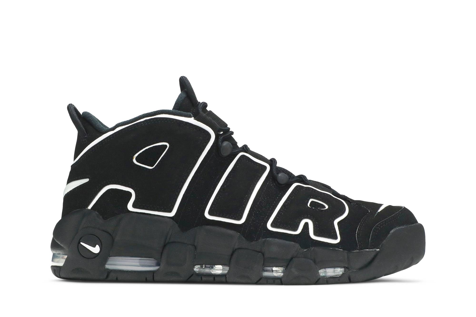 Nike Air More Uptempo ‘Black White’ 2016/2020 [also worn by BTS J-Hope] 414962-002