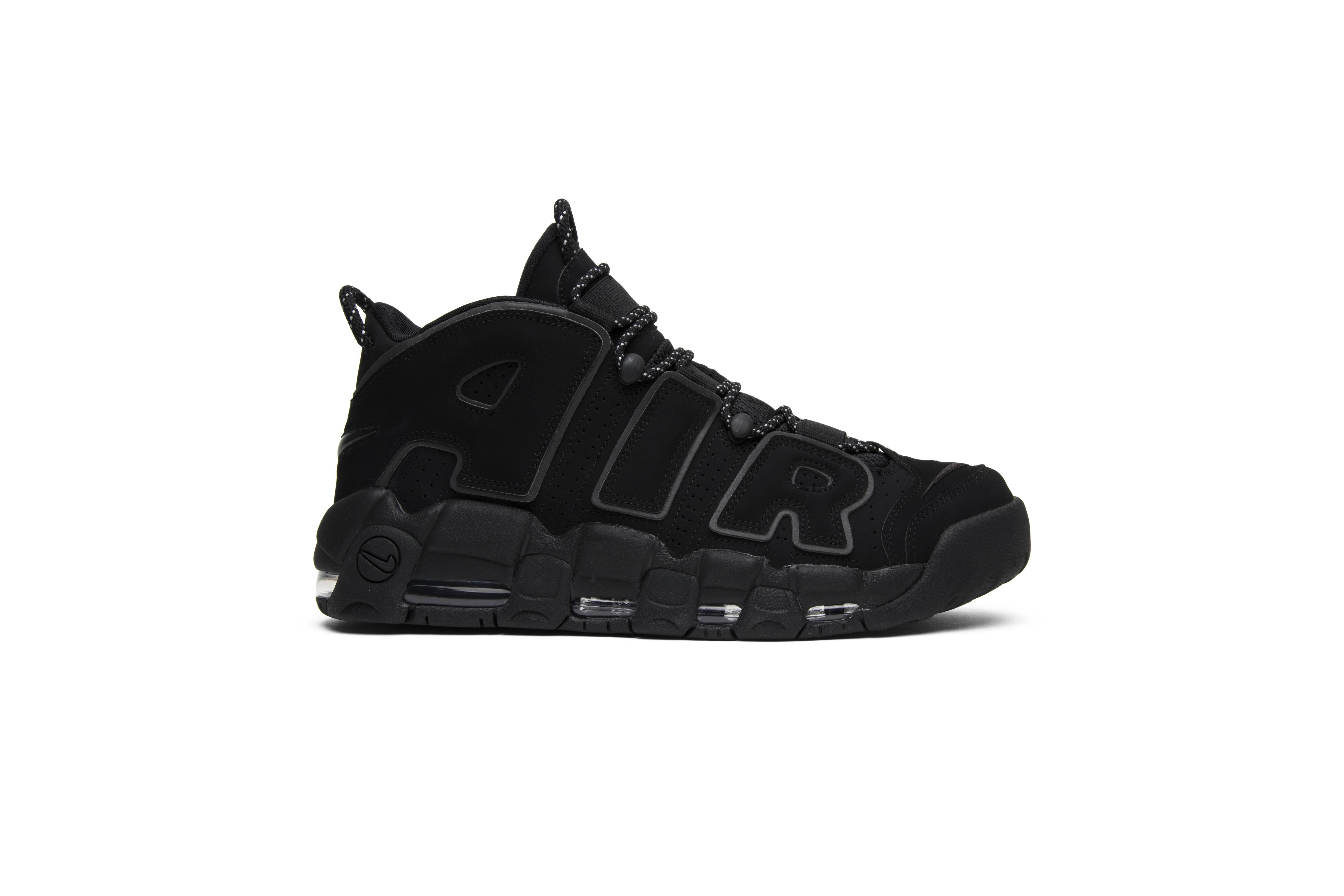 Nike Air More Uptempo Black Reflective 414962-004 Nicesnk