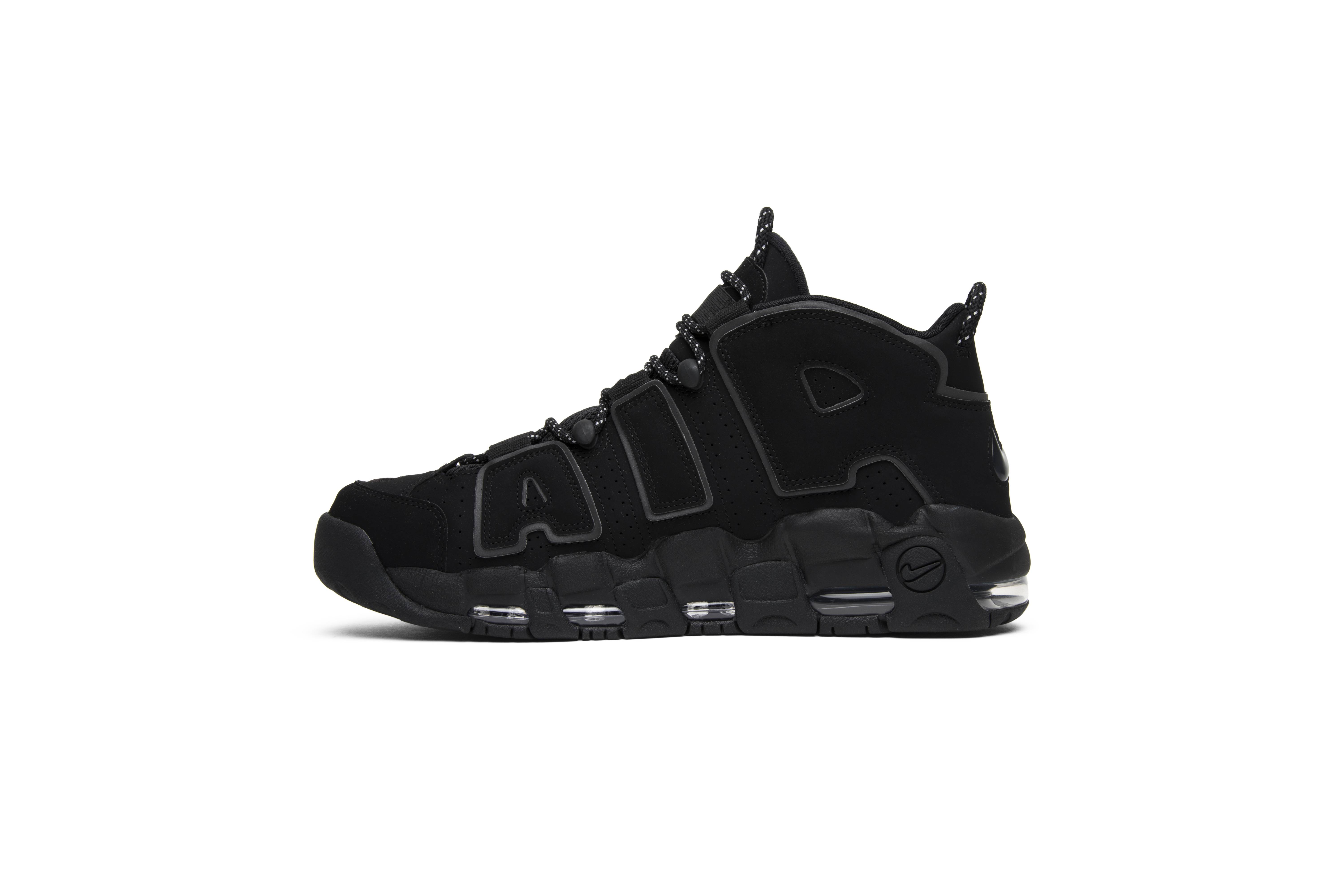 Nike Air More Uptempo Black Reflective 414962-004 Nicesnk