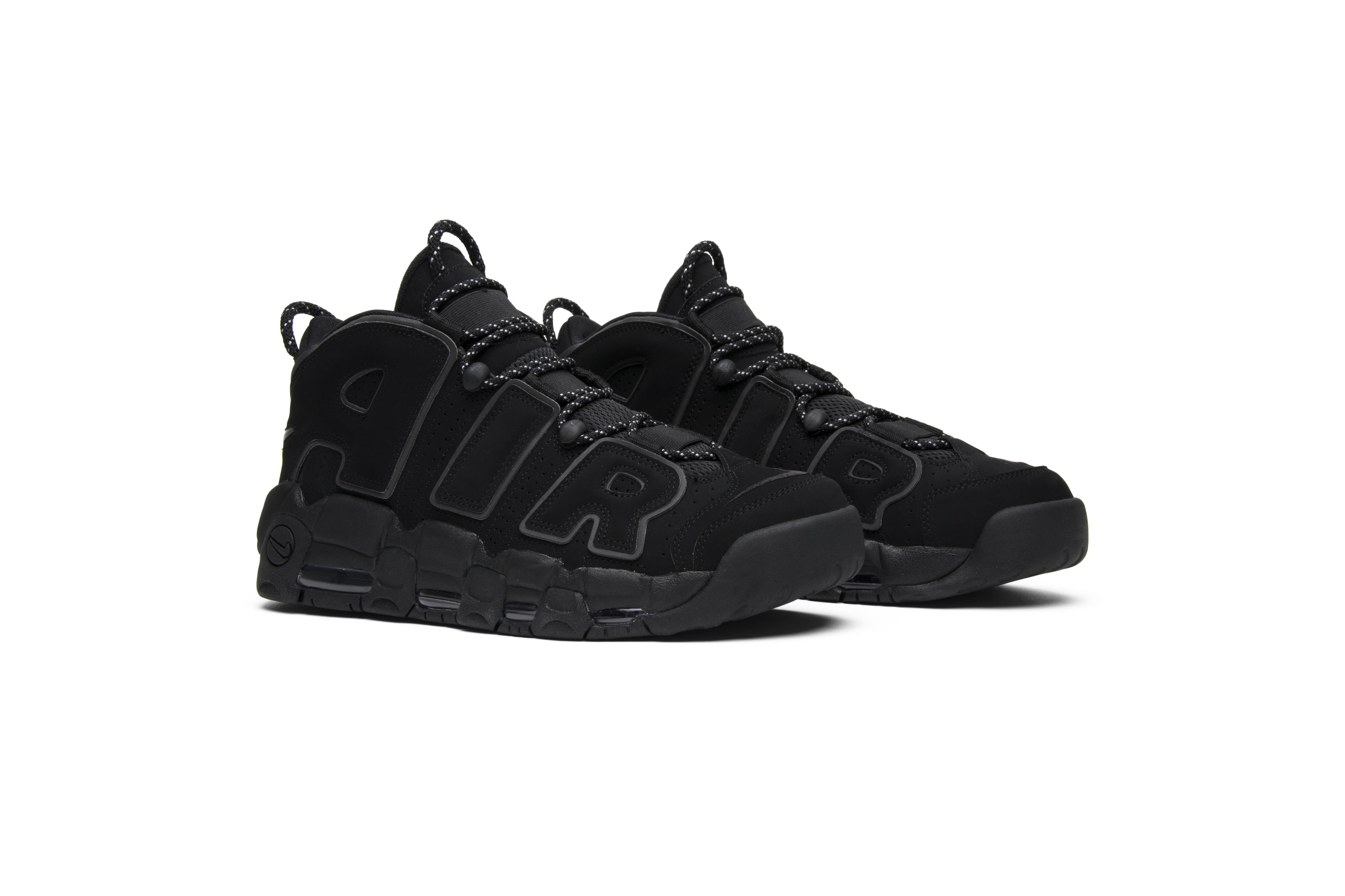 Nike Air More Uptempo Black Reflective 414962-004 Nicesnk