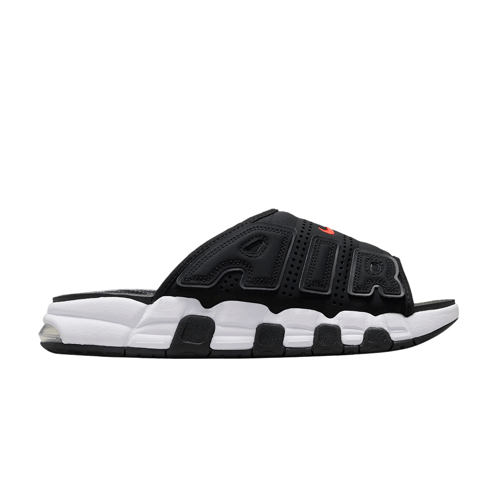 Nike Air More Uptempo Slide ‘Black White Red’ FJ2708-001