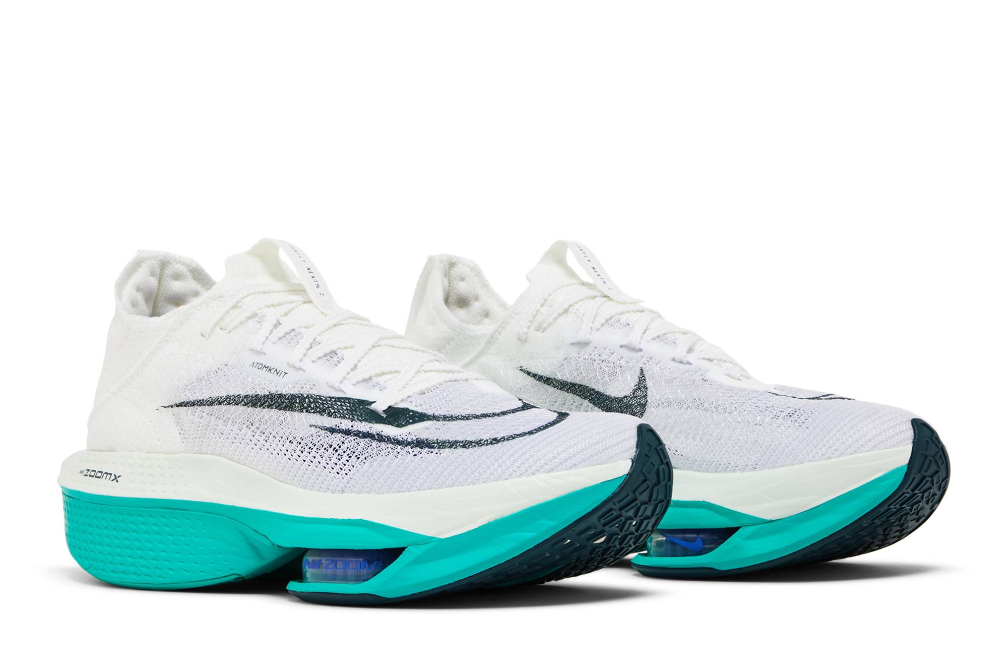 Nike Air Zoom Alphafly NEXT 2 White Clear Jade DN3555-100 Nicesnk