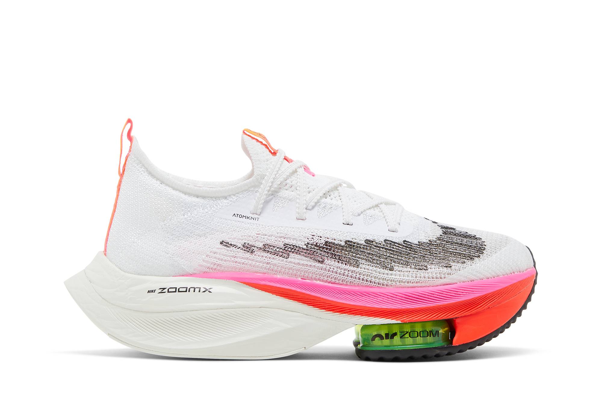 Nike Air Zoom Alphafly Next% Flyknit White Pink DJ5455-100 Nicesnk