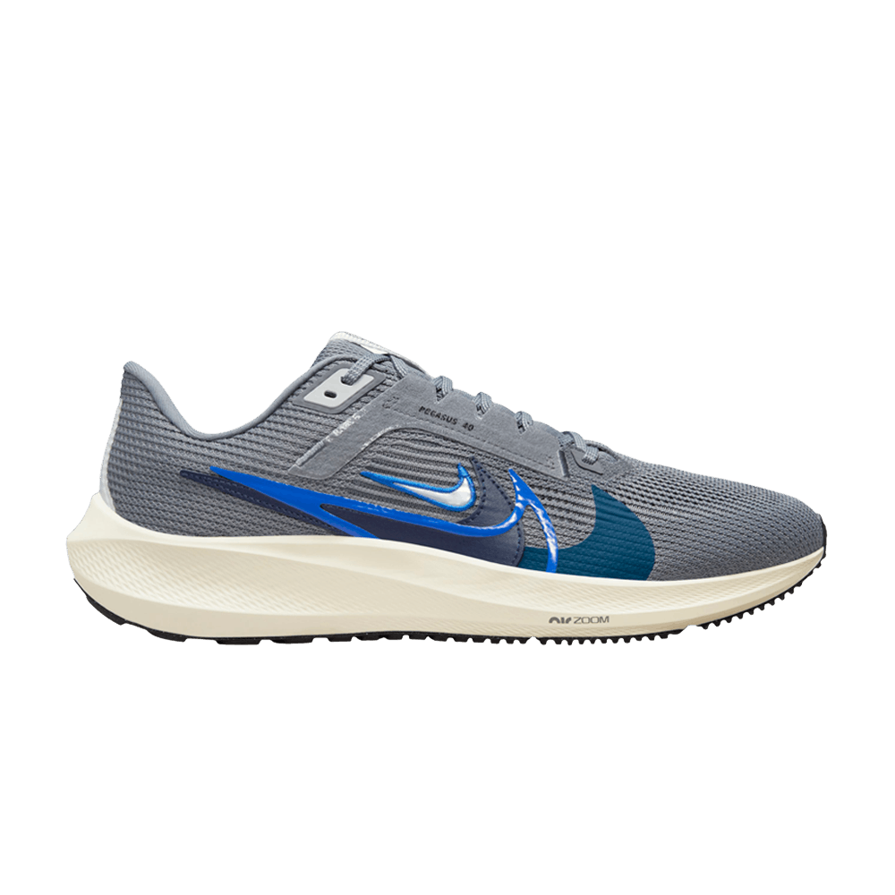 Nike Air Zoom Pegasus 40 Premium Quadruple Swoosh – Smoke Grey Racer Blue FB7179-002 Nicesnk