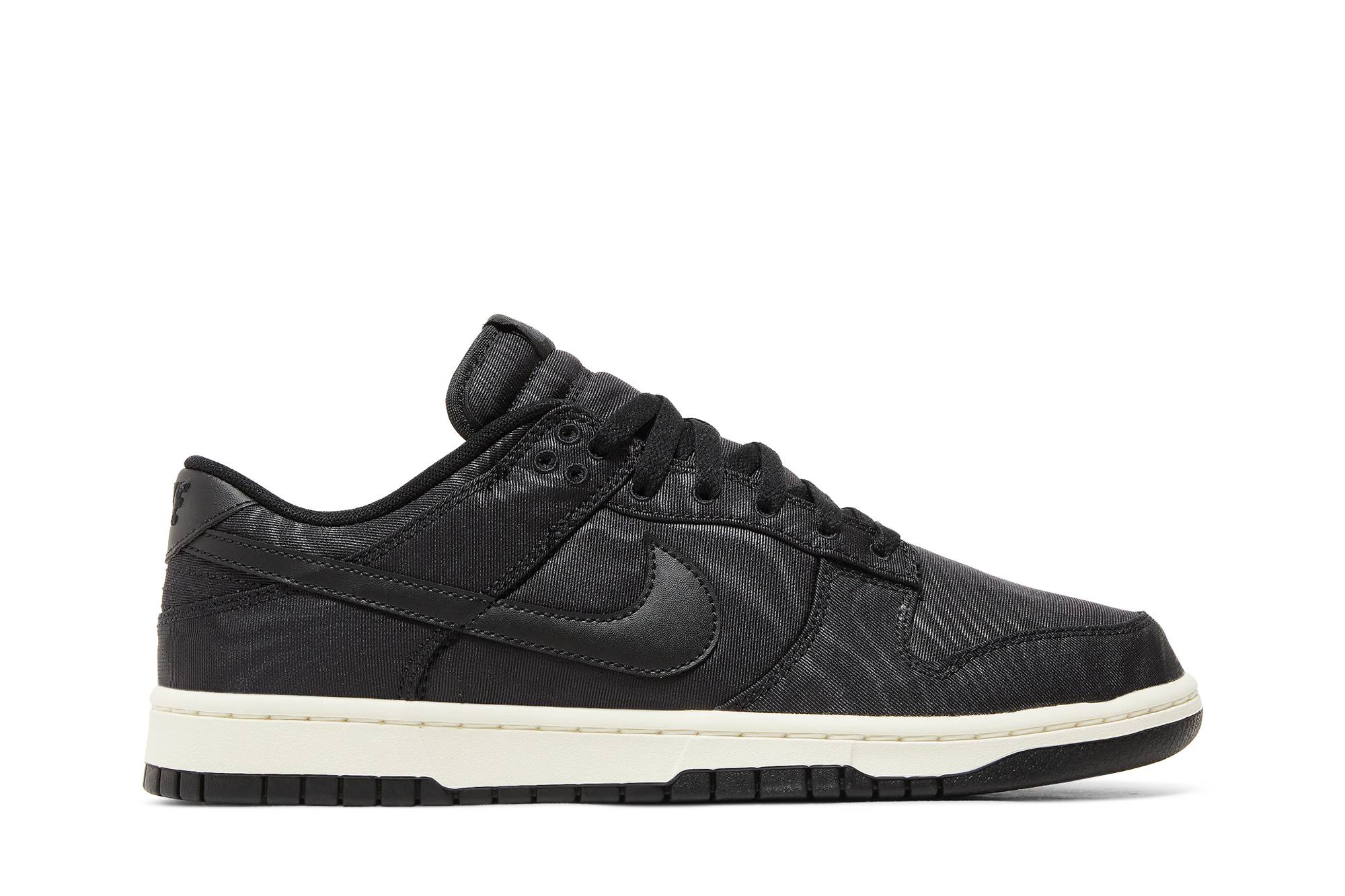 Nike Dunk Low Black Canvas DV7211-001 Nicesnk