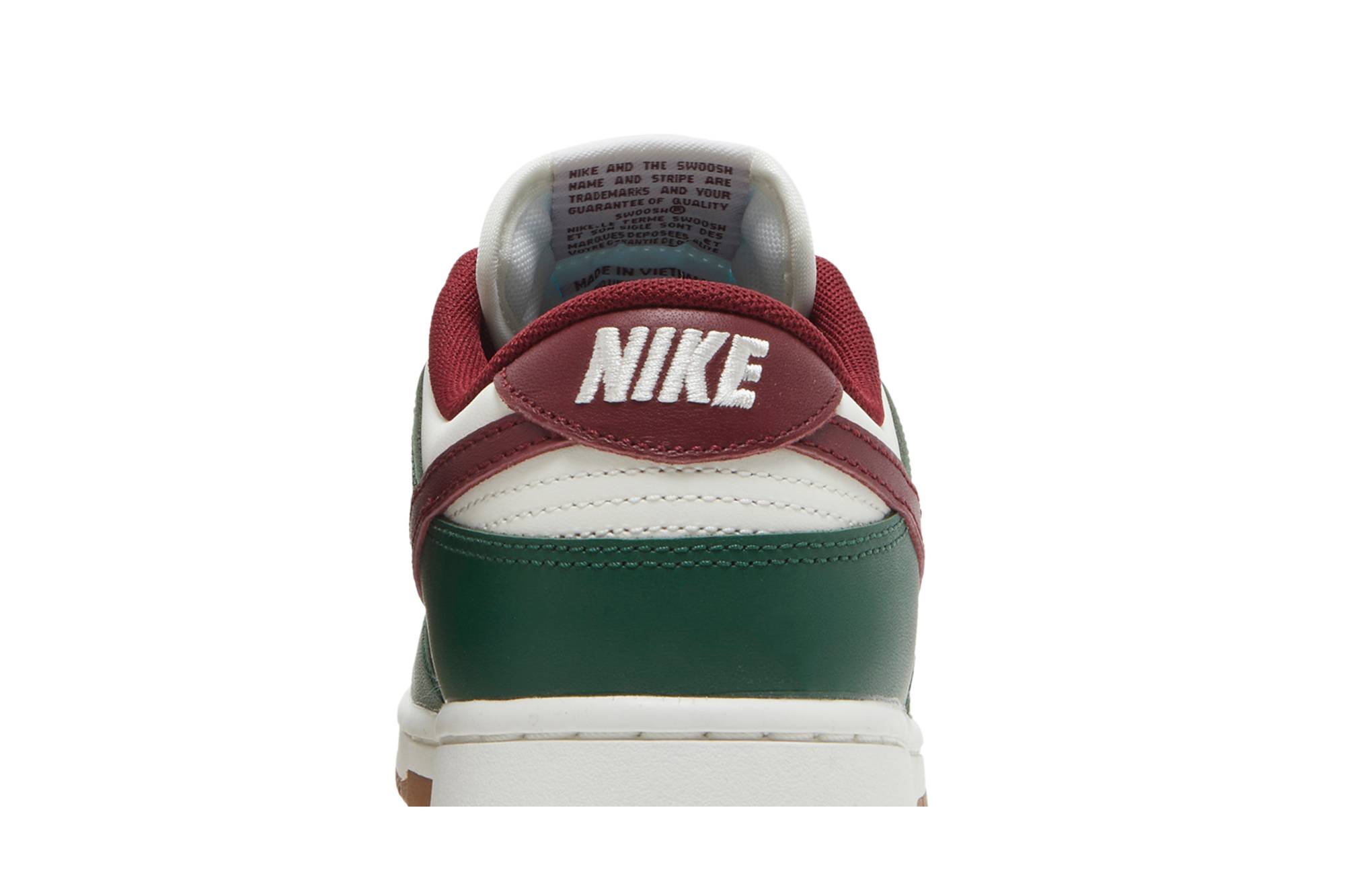 Nike Dunk Low Gorge Green Team Red FB7160-161 Nicesnk