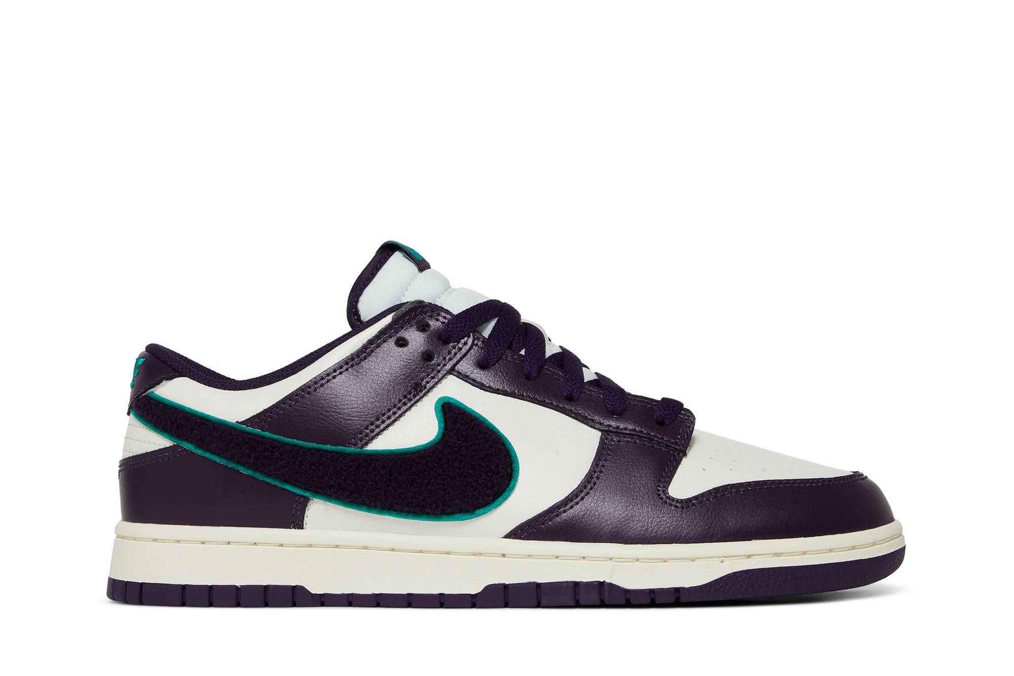Nike Dunk Low Chenille Swoosh ‘Sail Grand Purple’ DQ7683-100