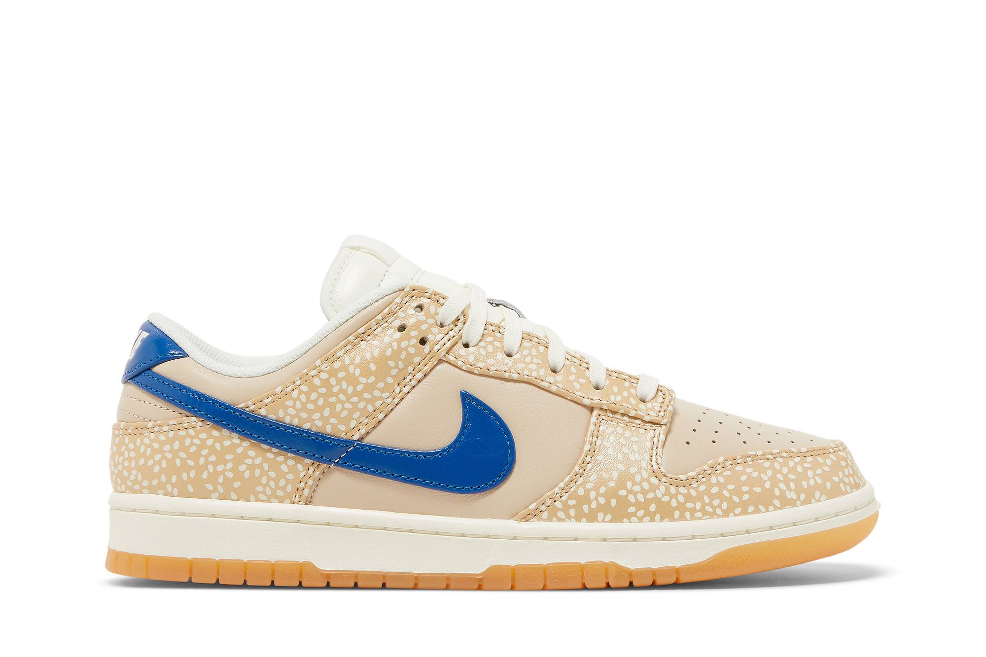 Nike Dunk Low PRM Sesame/Blue Swoosh DZ4853-200 Nicesnk