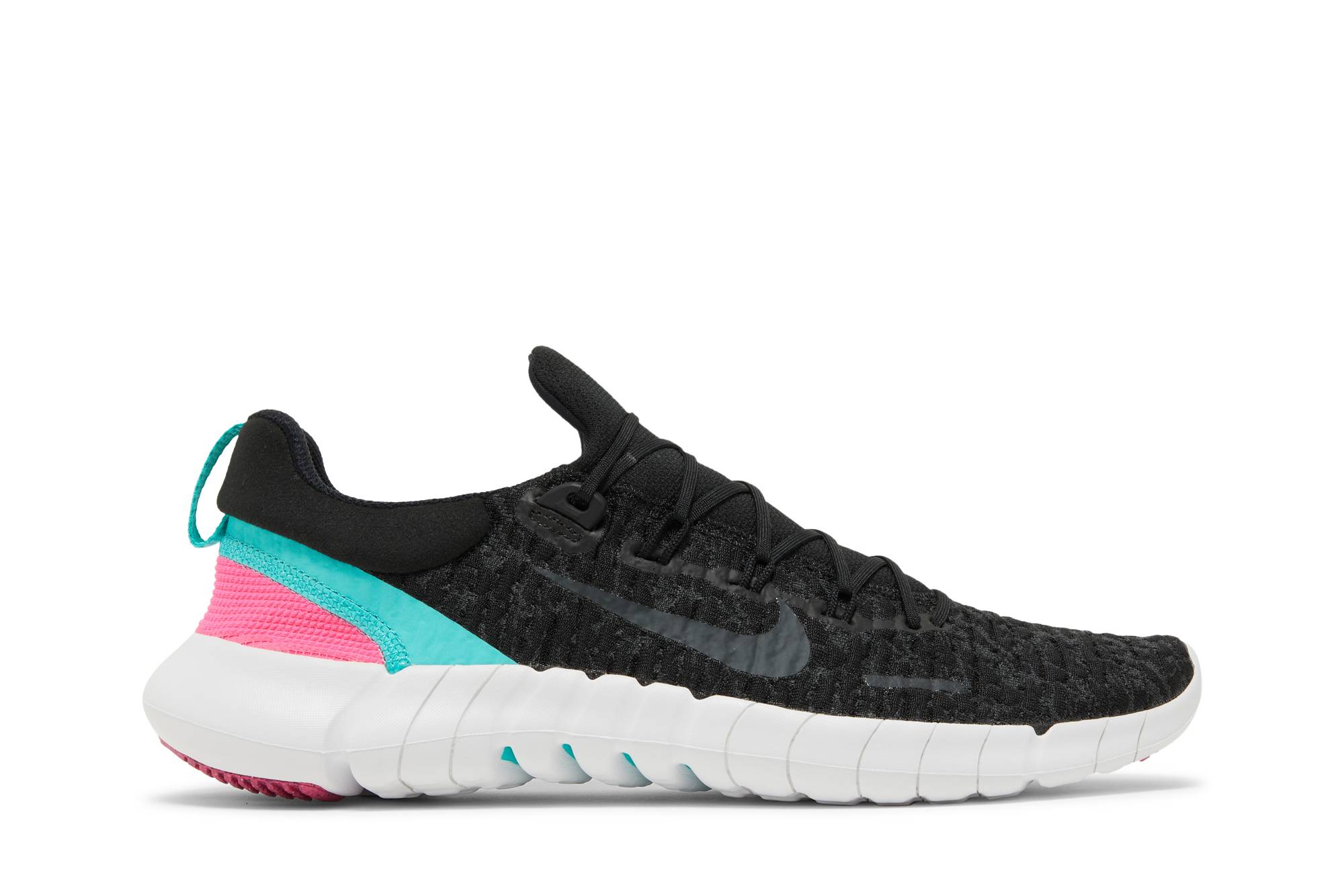 Nike Free Run 5.0 Black Dynamic Turquoise CZ1884-005 Nicesnk