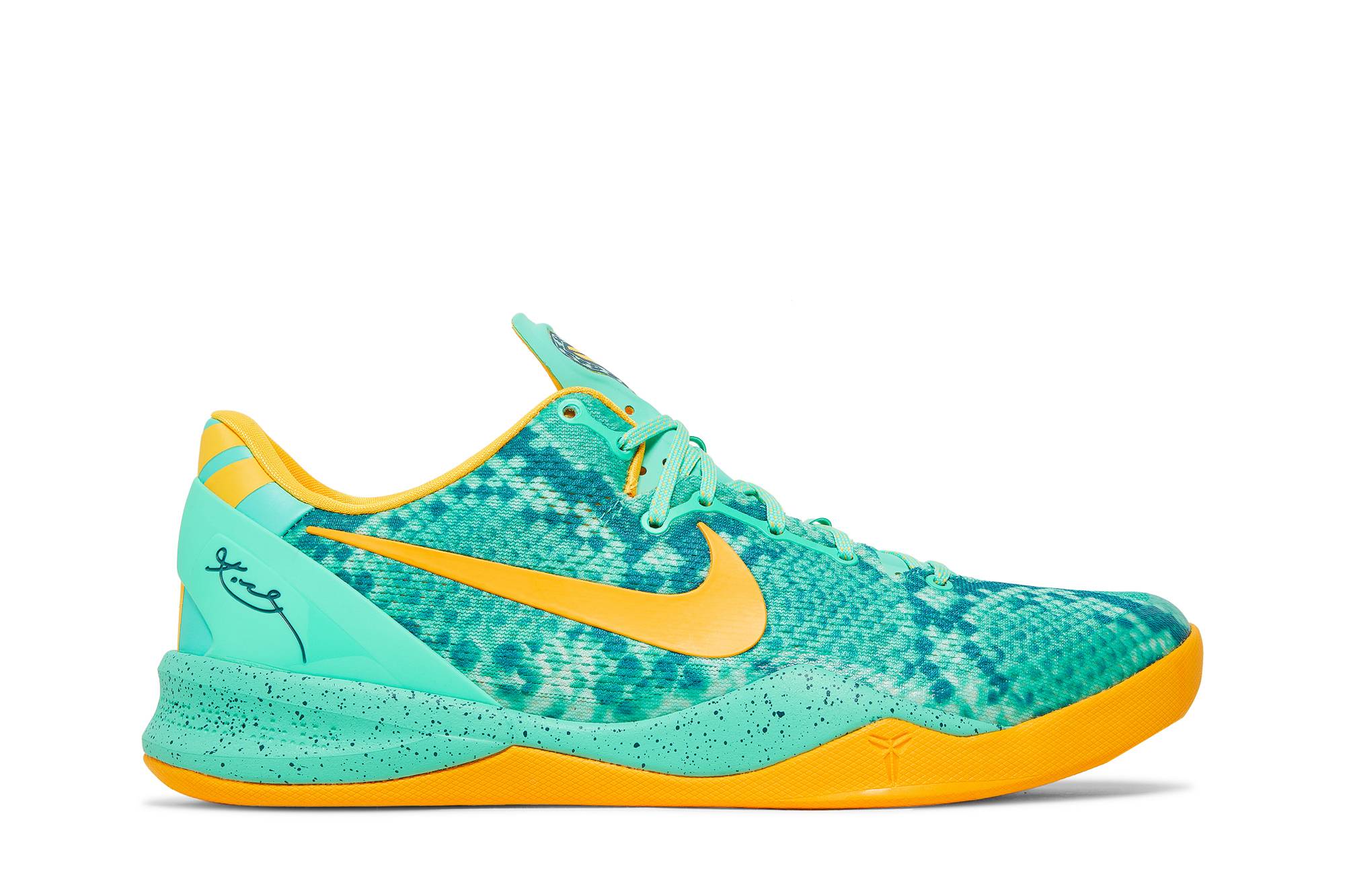 Nike Kobe 8 System Green Glow Laser Orange 555035-304 Nicesnk