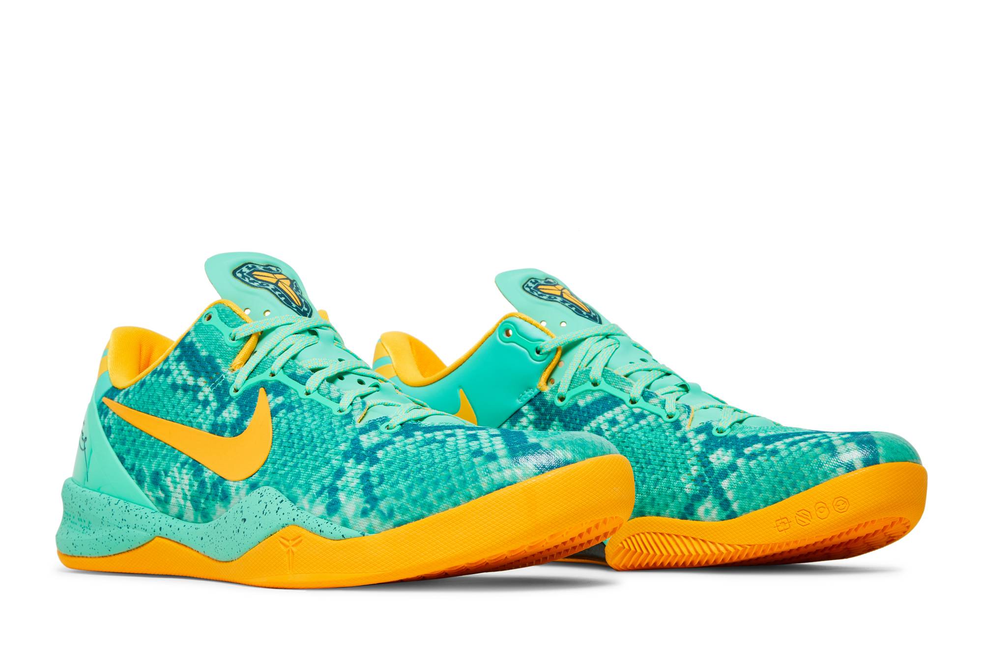 Nike Kobe 8 System Green Glow Laser Orange 555035-304 Nicesnk