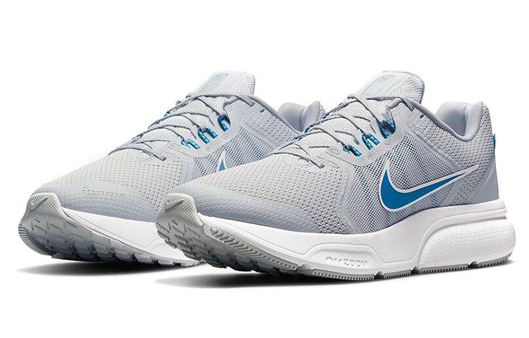 Nike Zoom Span 4 Low-Top Grey//Blue White DC8996-010 Nicesnk