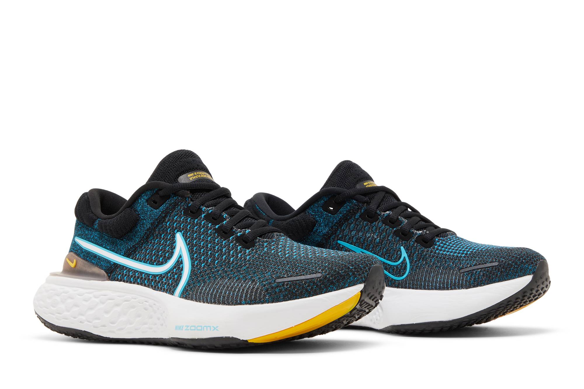 Nike ZoomX Invincible Run Flyknit 2 Black Chlorine Blue DH5425-003 Nicesnk
